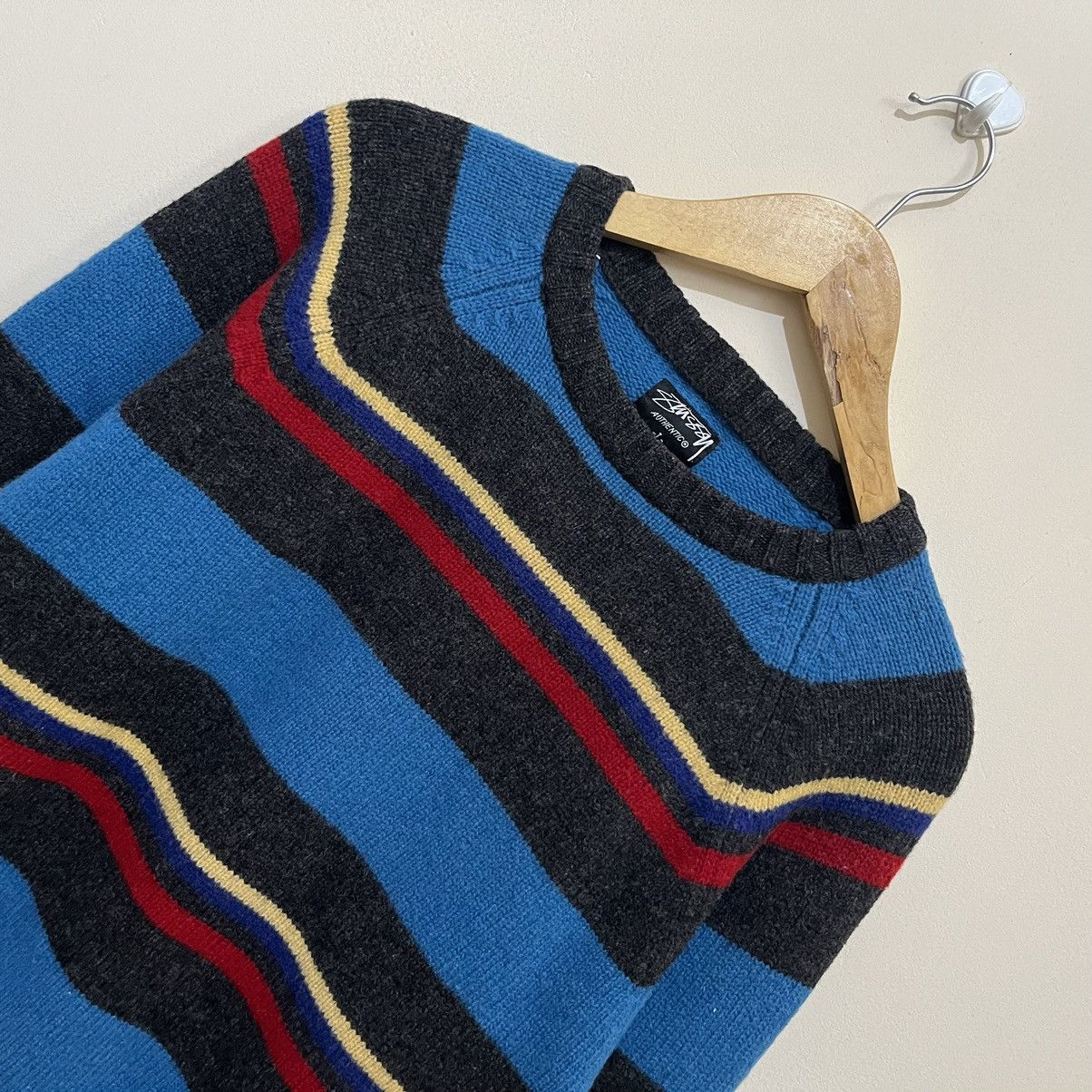 トップス STUSSY WOOL KNIT stussy-loose-knit-sweater-