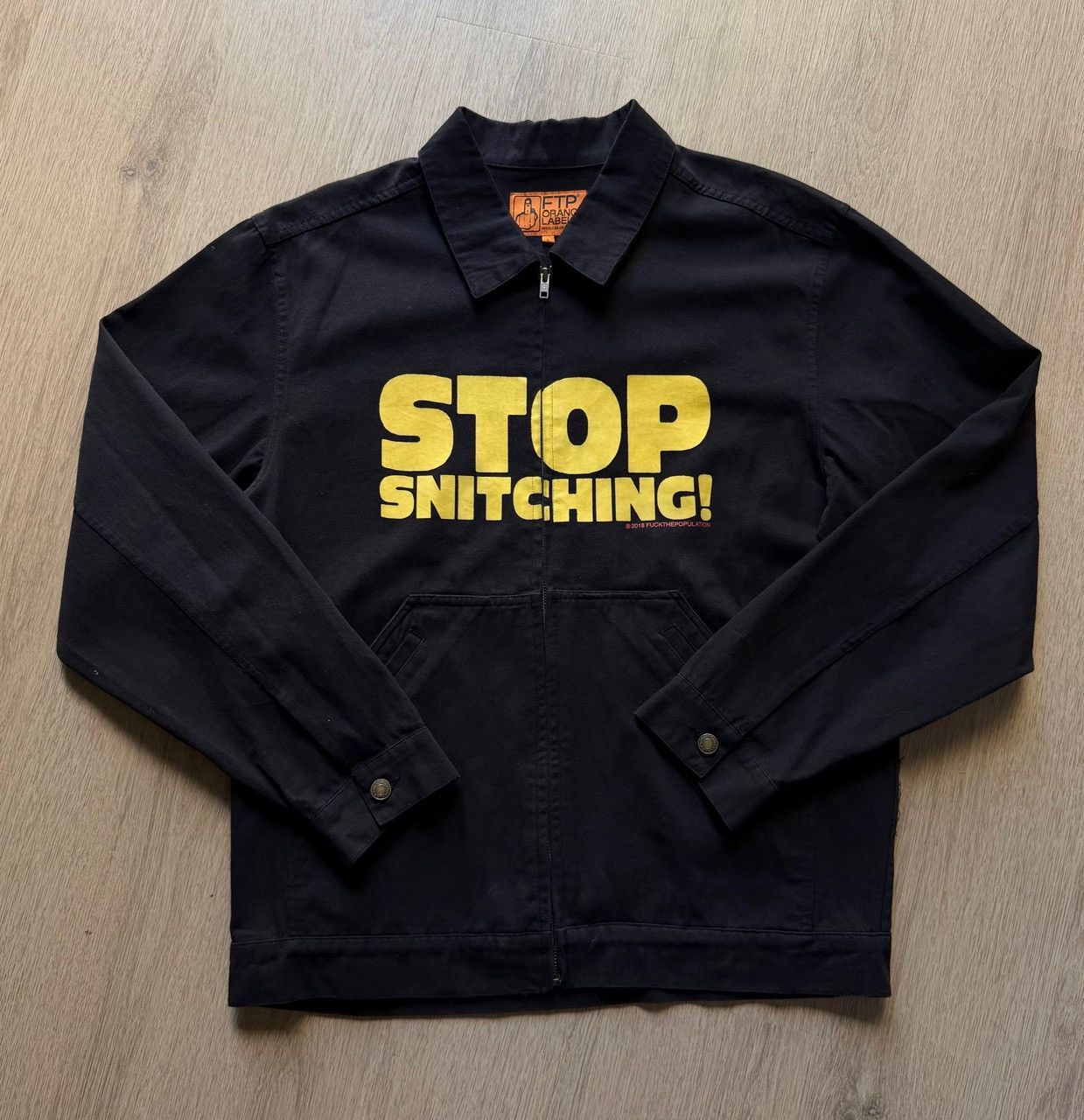 Fuck The Population 2018 FTP Stop Snitching Jacket Size L Size US L / EU 52-54 / 3 - 1 Thumbnail