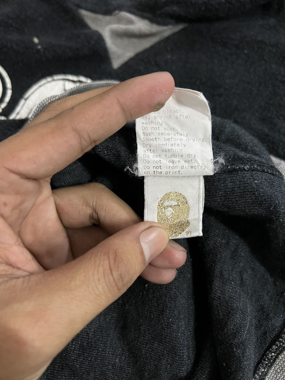 Bape Og BAPE A BATHING APE Classic Pullover Hoodie Size US L / EU 52-54 / 3 - 8 Thumbnail