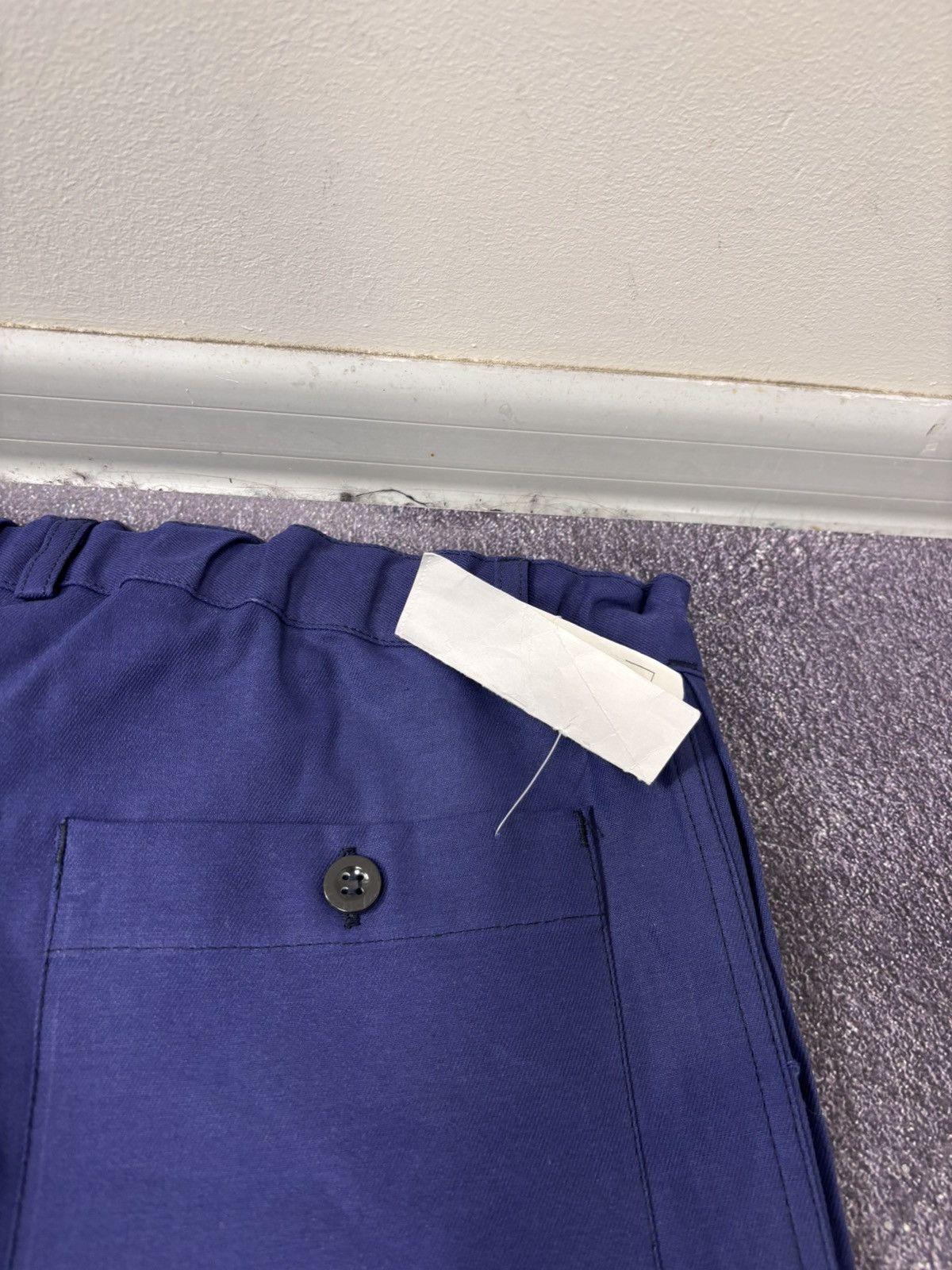 Other Vintage Sanfor French Workwear Pants 60s Utility Hydron Blue Size US 38 / EU 54 - 18 Thumbnail