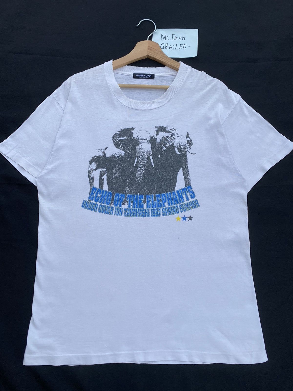 Jun Takahashi SS97 Undercover Jun Takahashi “Echo of the Elephants” Tee Size US L / EU 52-54 / 3 - 5 Thumbnail