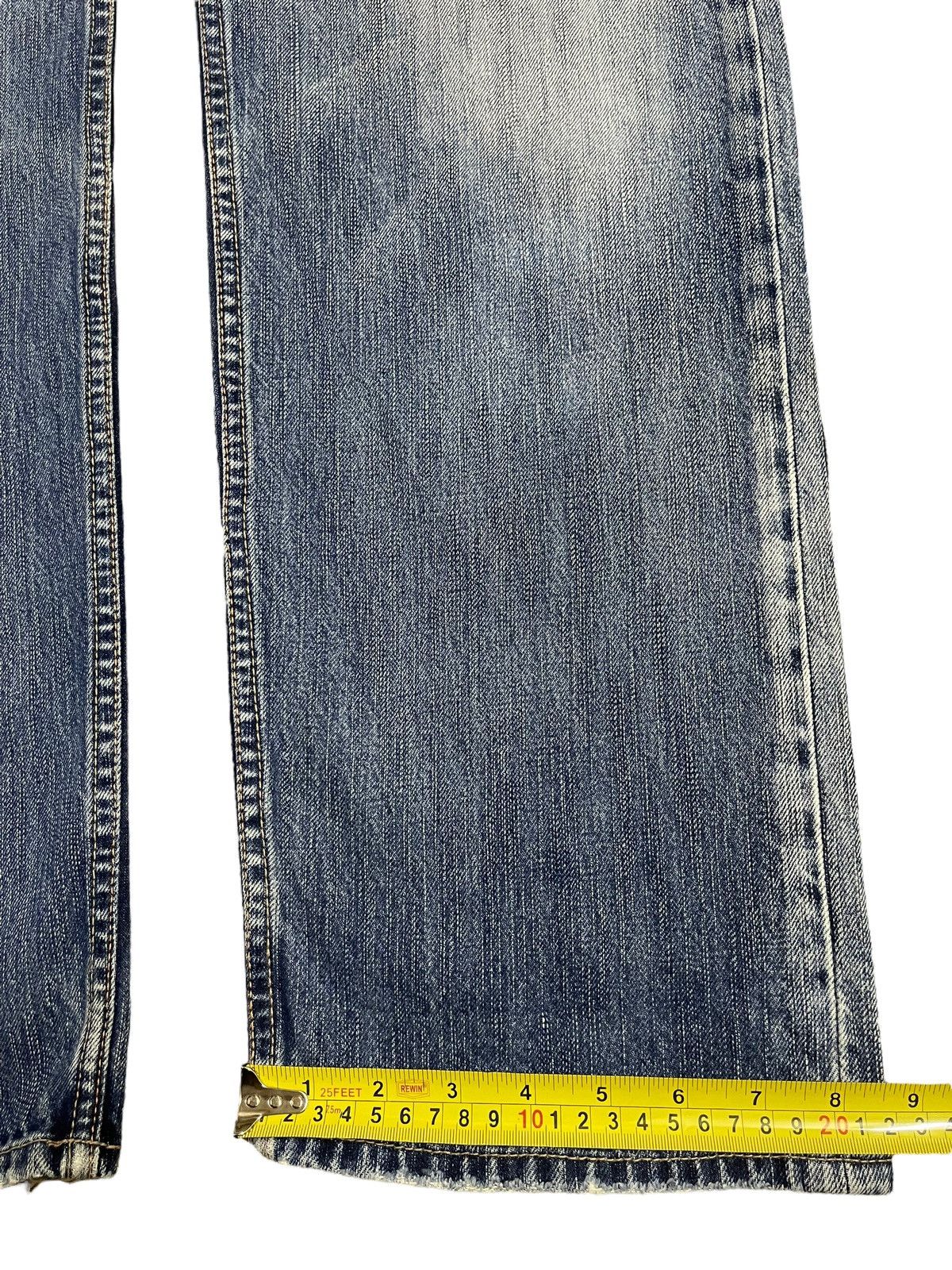 Jun Takahashi Vintage Japanese Brand Blue Faded Wash Style Loose Jeans Size US 34 / EU 50 - 17 Thumbnail