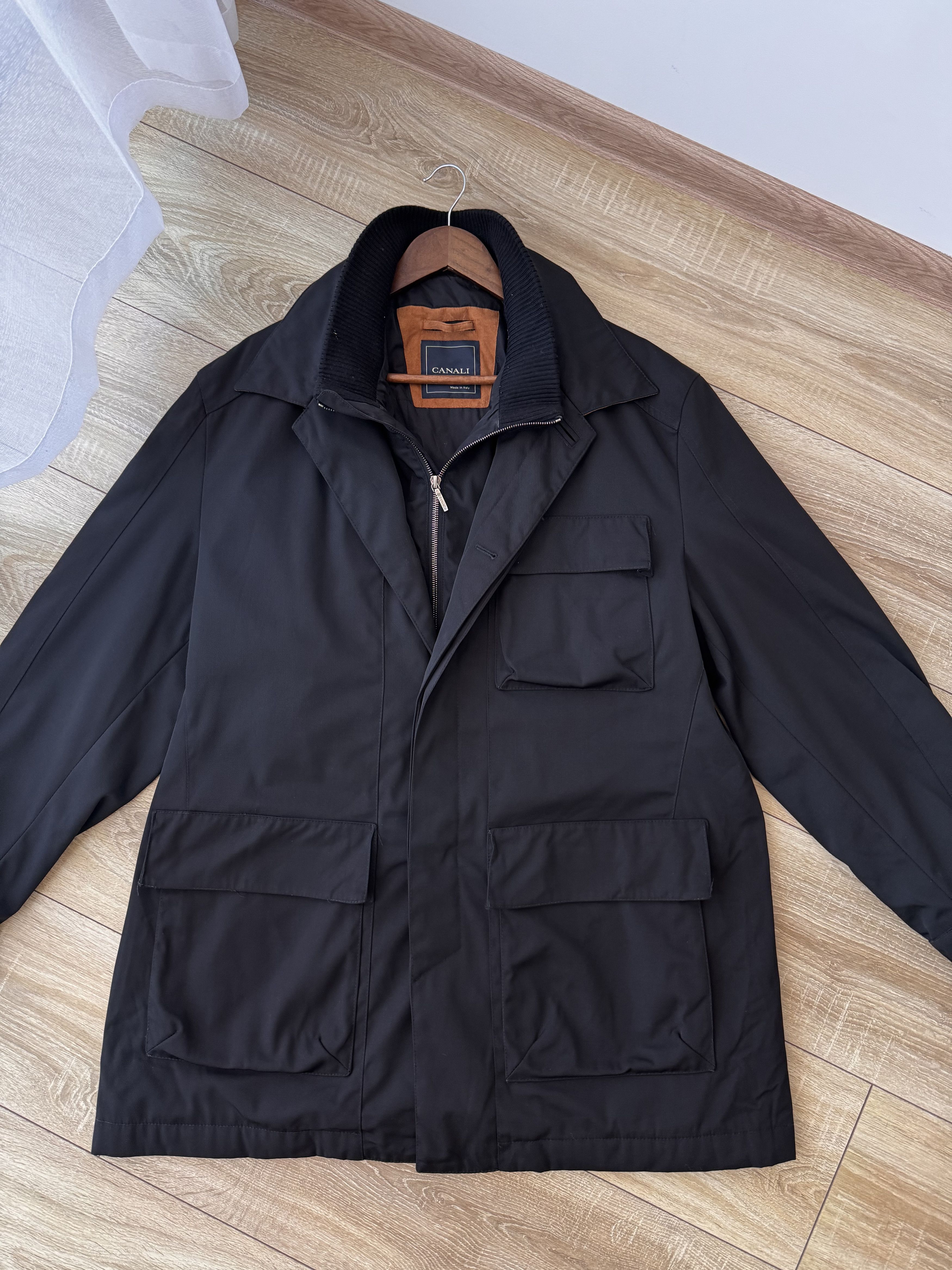 Canali Vintage Canali Rain System Sport Fabric Luxury Jacket Size US L / EU 52-54 / 3 - 4 Thumbnail