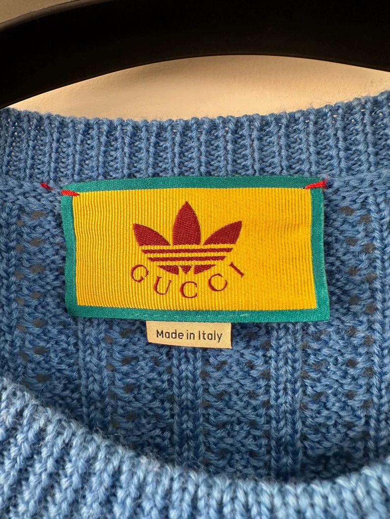 Gucci Gucci Adidas co-branded embroidered sweater 2502-Nextarrow Size US M / EU 48-50 / 2 - 2 Thumbnail