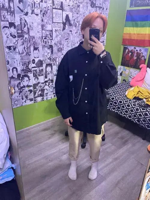 Other Men Streetwear Long Sleeve Harajuku Chain Fashion Size US L / EU 52-54 / 3 - 3 Thumbnail