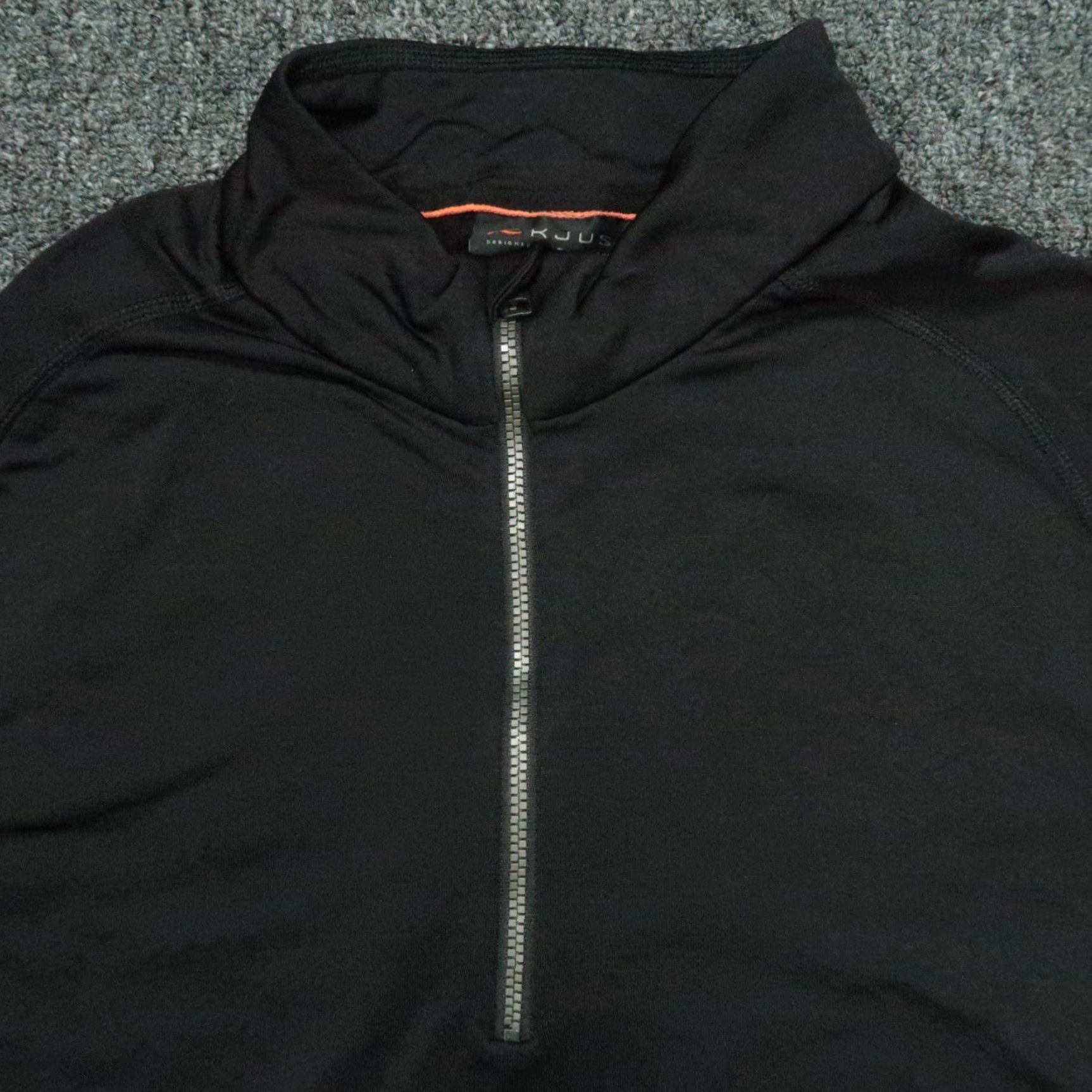 KJUS KJUS Pullover Mens M Black Murray Half Zip Performance Golf Midlayer Shirt Size US M / EU 48-50 / 2 - 2 Thumbnail
