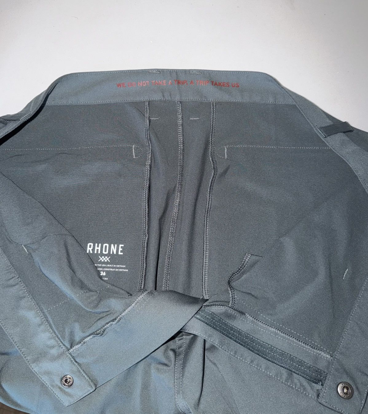 Rhone Rhone Navy Teal Dress Pants 36 Size US 36 / EU 52 - 3 Thumbnail