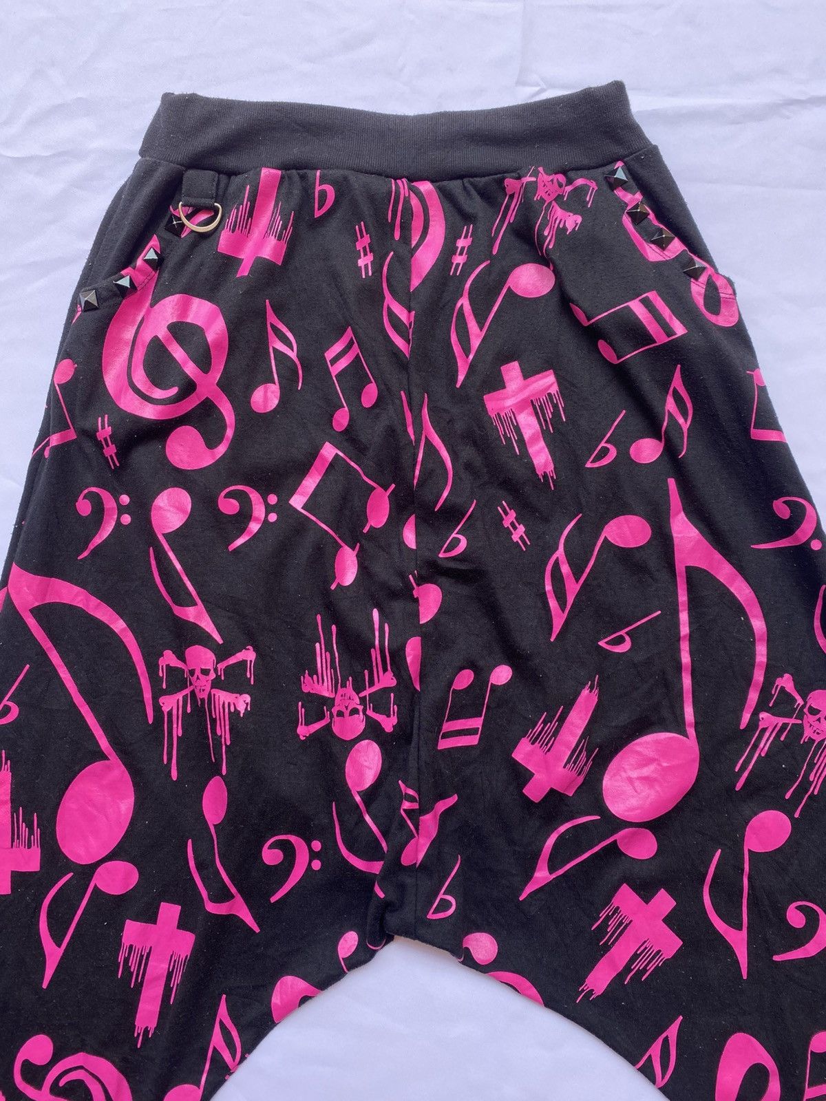 Japanese Brand ❗️OFFER❗️Superlovers Lovers Rock Overprint Harem Pants Size US 26 / EU 42 - 5 Thumbnail