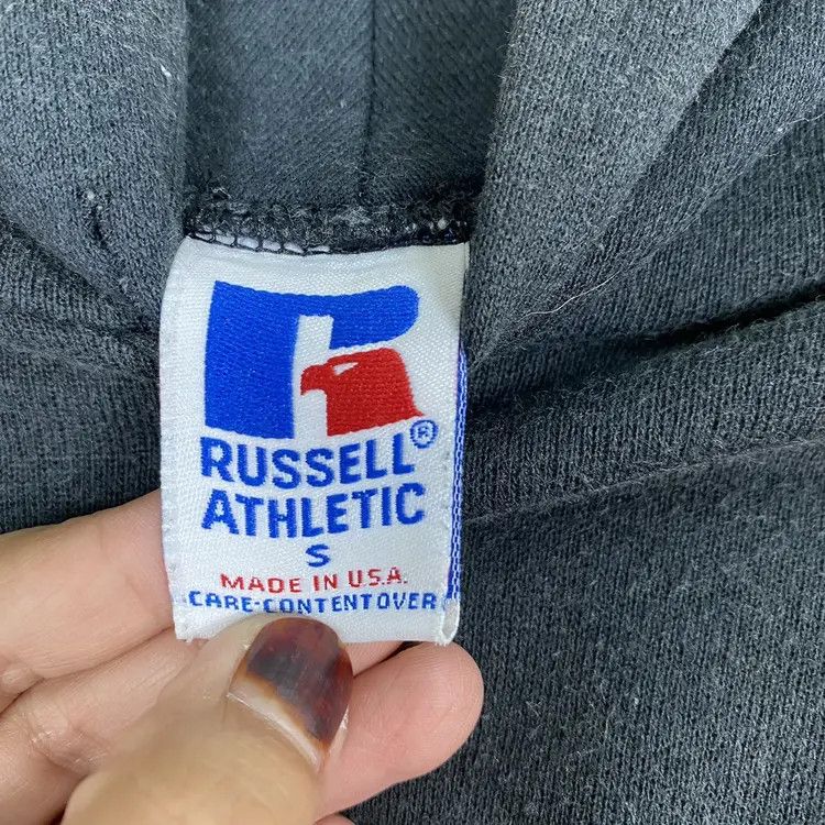 Japanese Brand Vintage Russell plain hoodie Size US L / EU 52-54 / 3 - 6 Thumbnail
