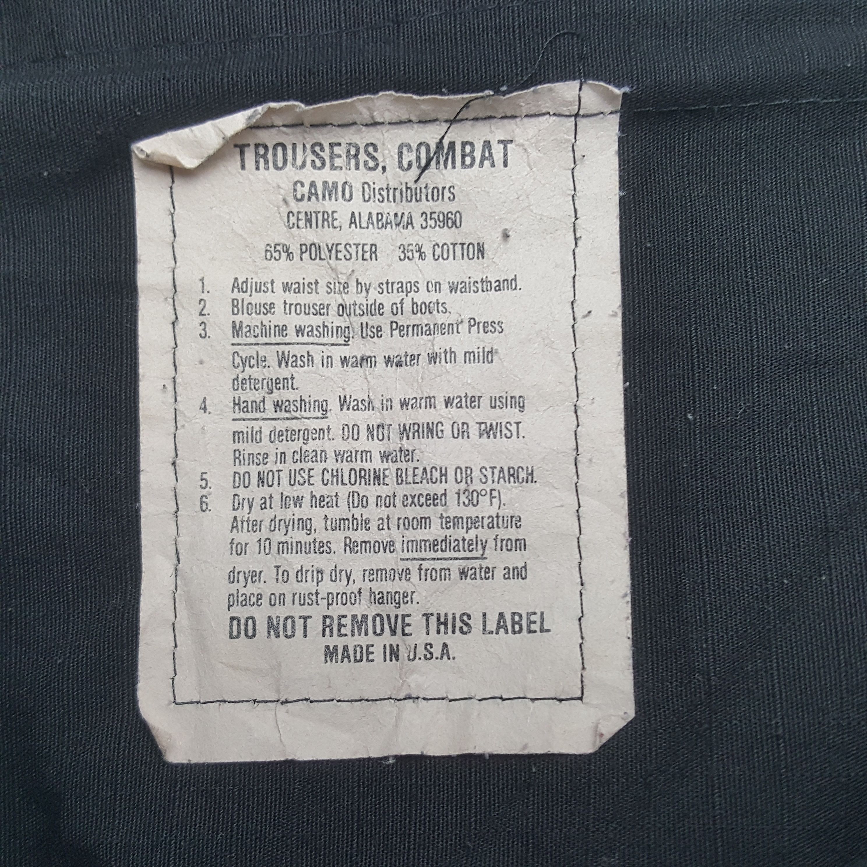 Vintage Vintage Trousers, Combat Bikers Cargo Pants RR9 Size US 30 / EU 46 - 8 Thumbnail