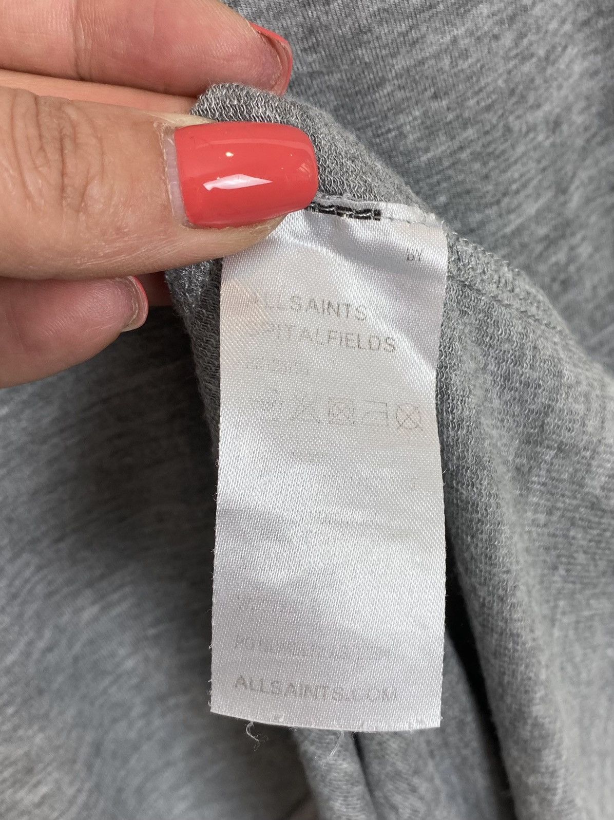 Allsaints AllSaints Spitalfields Dress Grey Sleeveless Womens Sz UK10 Size M / US 6-8 / IT 42-44 - 4 Thumbnail