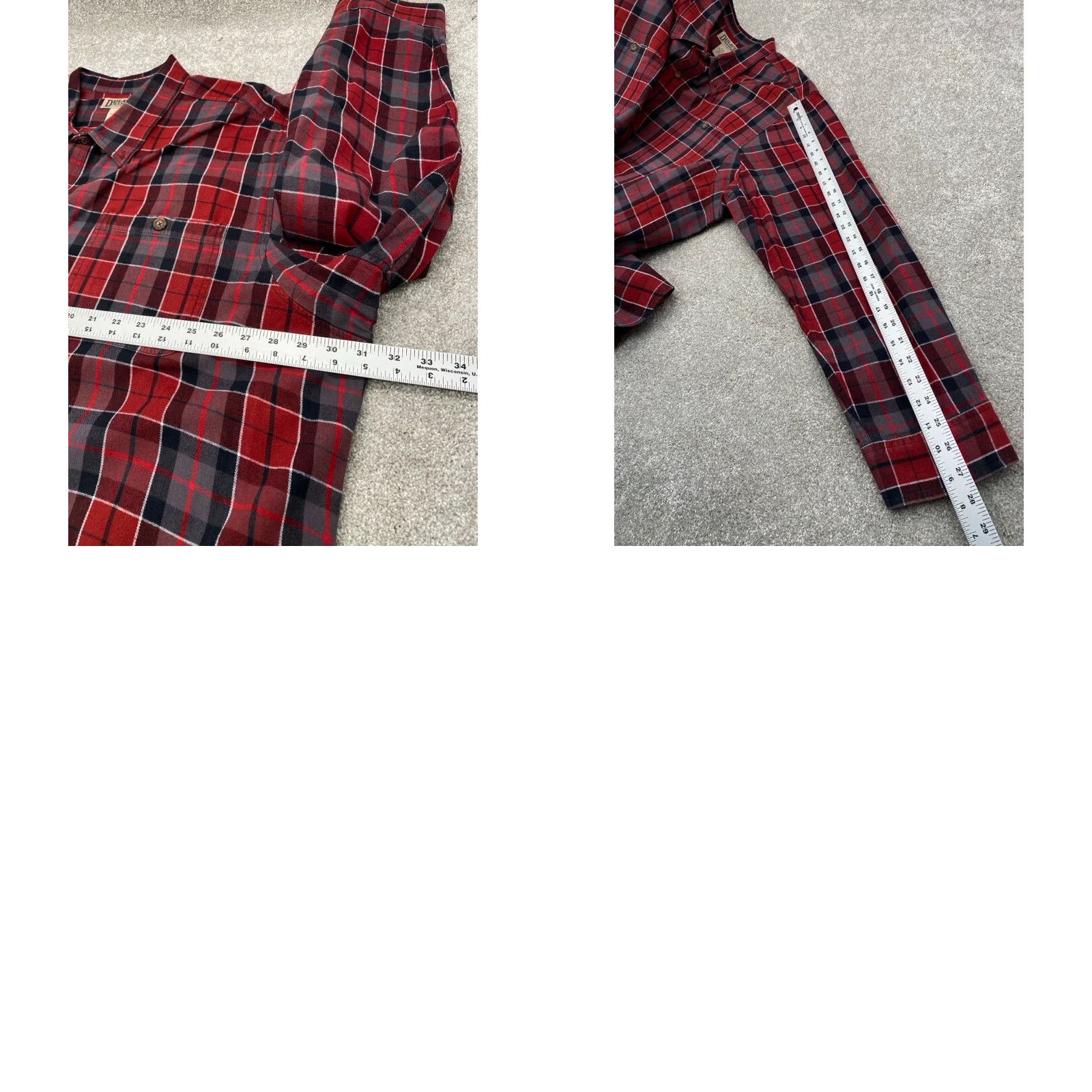 Vintage Duluth Free 52007 Swingin' Mens 4XL Long Sleeve Button Up Plaid Flannel Shirt Size US XXL / EU 58 / 5 - 8 Thumbnail