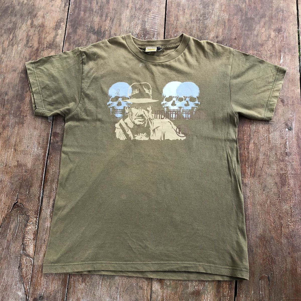 Vintage Vintage Indiana Jones Movie Rare T Shirt Size US M / EU 48-50 / 2 - 2 Thumbnail