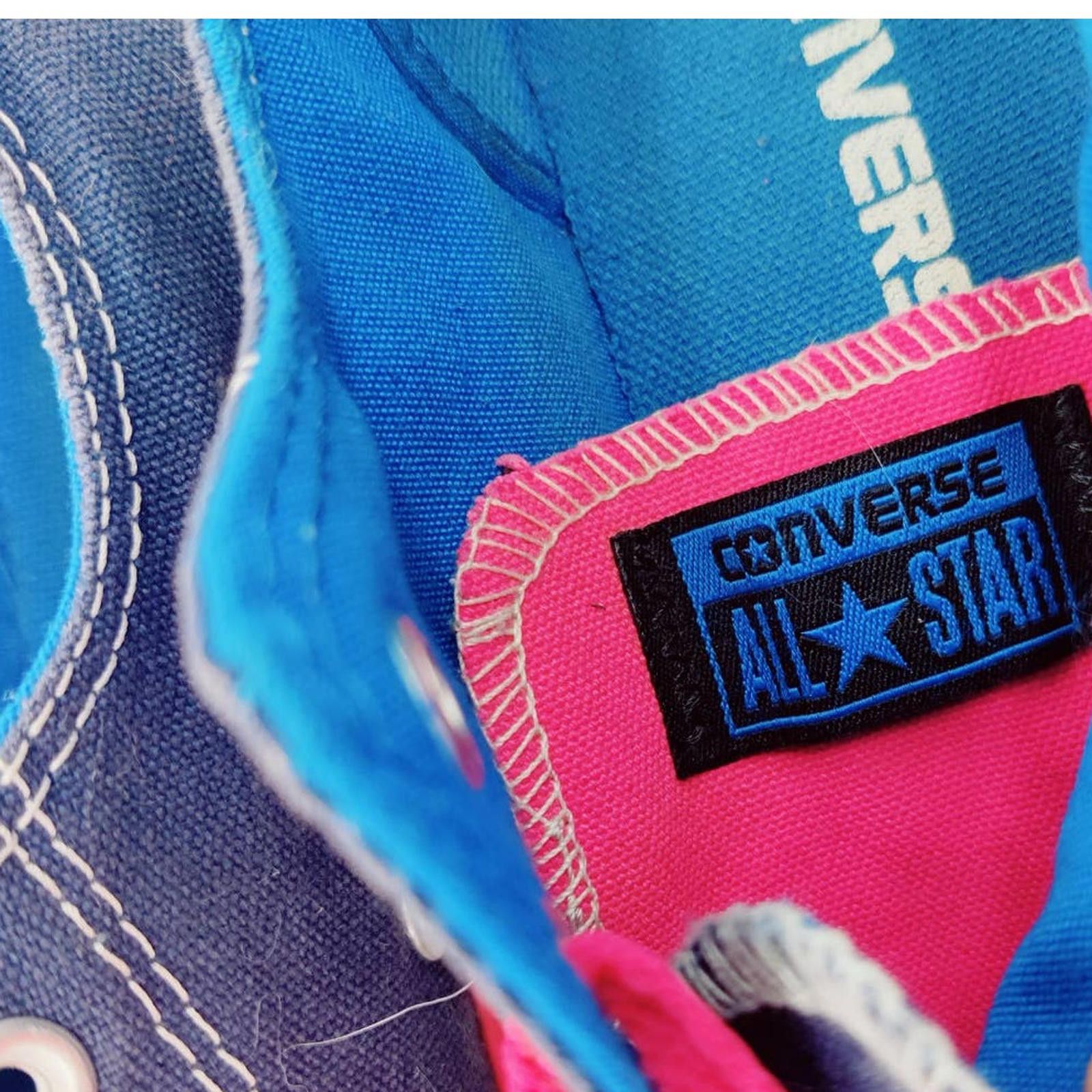 Converse Converse Chuck Taylor All Star Blue Hot Pink Sneakers 6 Size US 8 / IT 38 - 6 Thumbnail