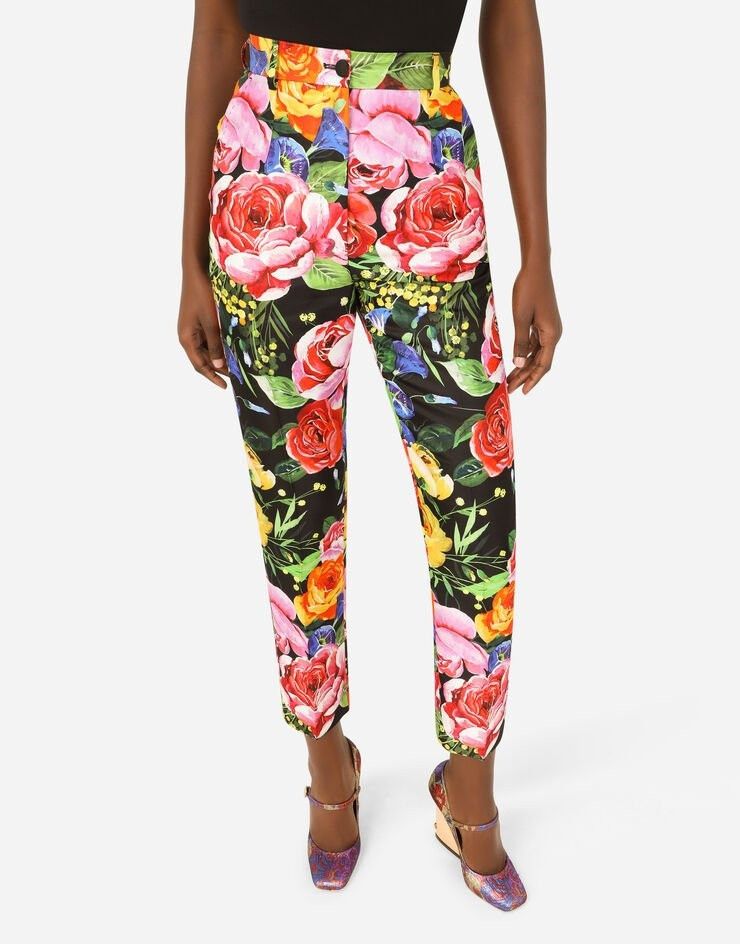 Dolce & Gabbana o1y0925 Casual Pant in Multicolor Size 26" / US 2 / IT 38 - 4 Thumbnail