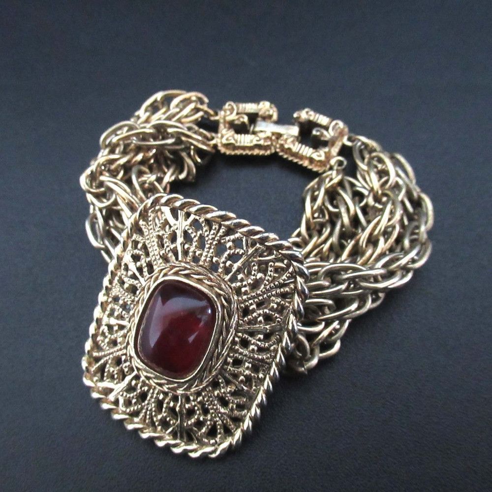 Givenchy Givenchy Givenchy Color Stone Chain Bracelet Metal Bracelet DUTY FREE for USA Size ONE SIZE - 1 Thumbnail