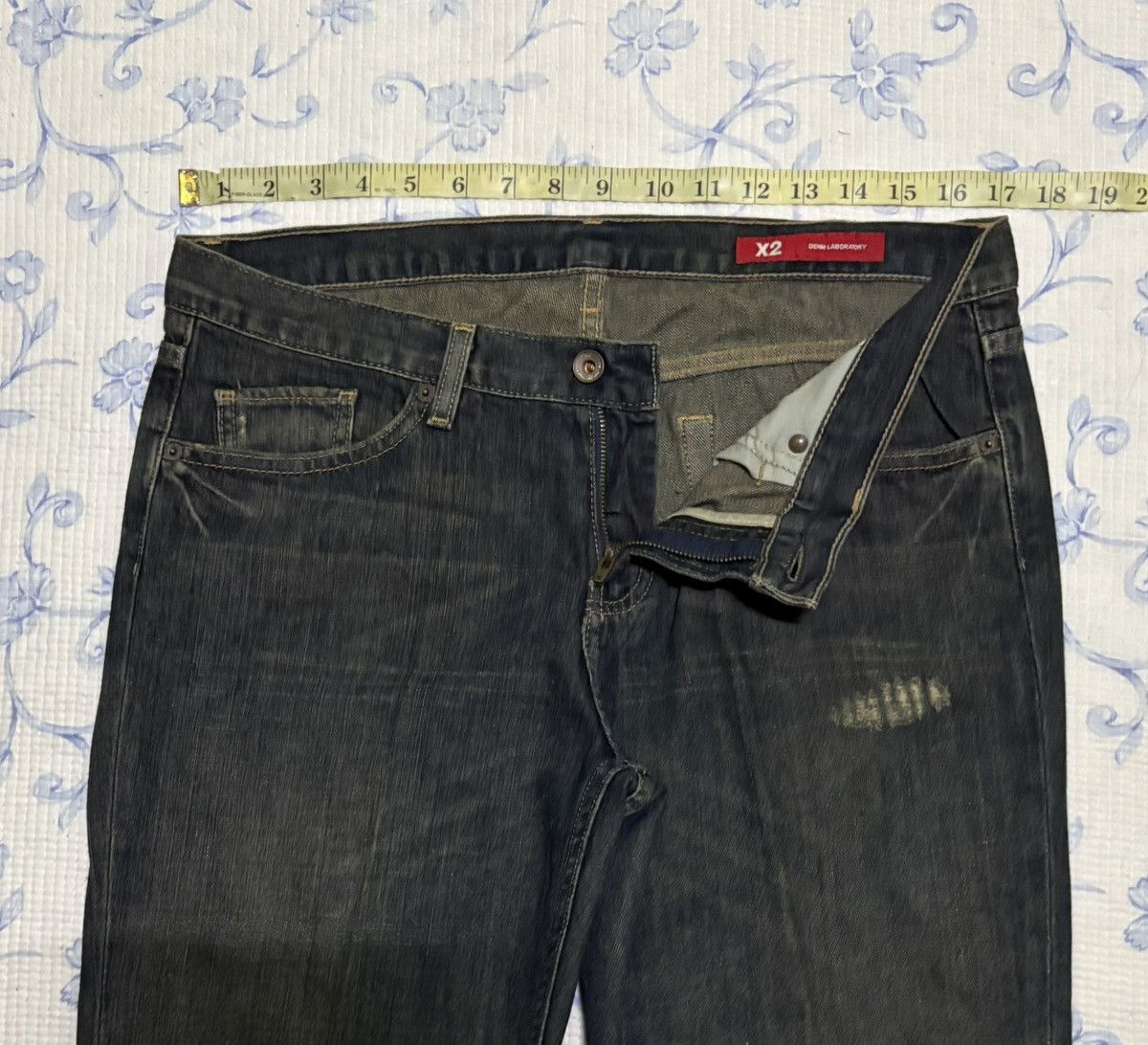 X2 X2 Denim Laboratory Streetwear Flared Denim Size US 34 / EU 50 - 3 Thumbnail