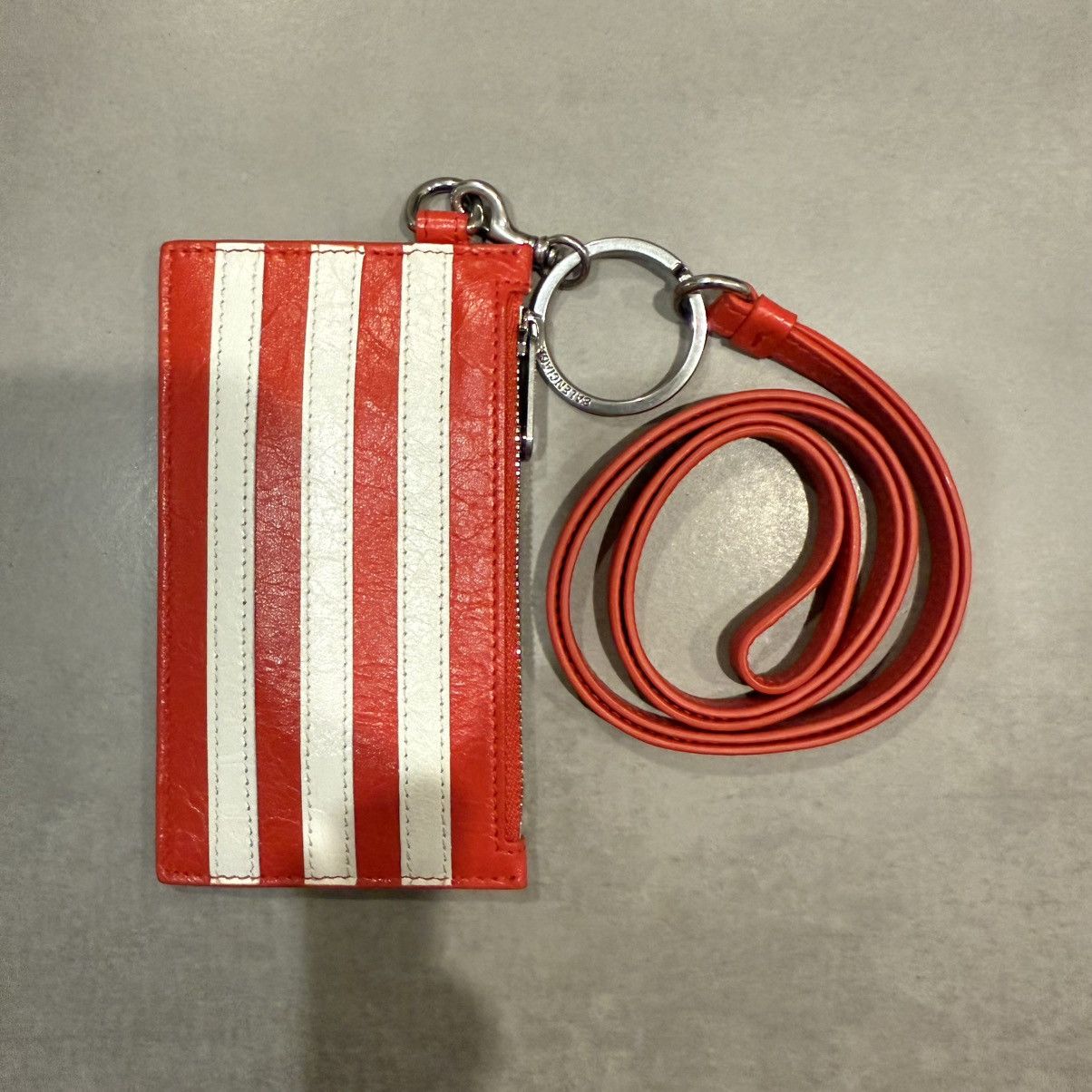 Adidas × Balenciaga BNWT Balenciaga x Adidas Trefoil Leather Coin Purse Wallet Size ONE SIZE - 3 Thumbnail