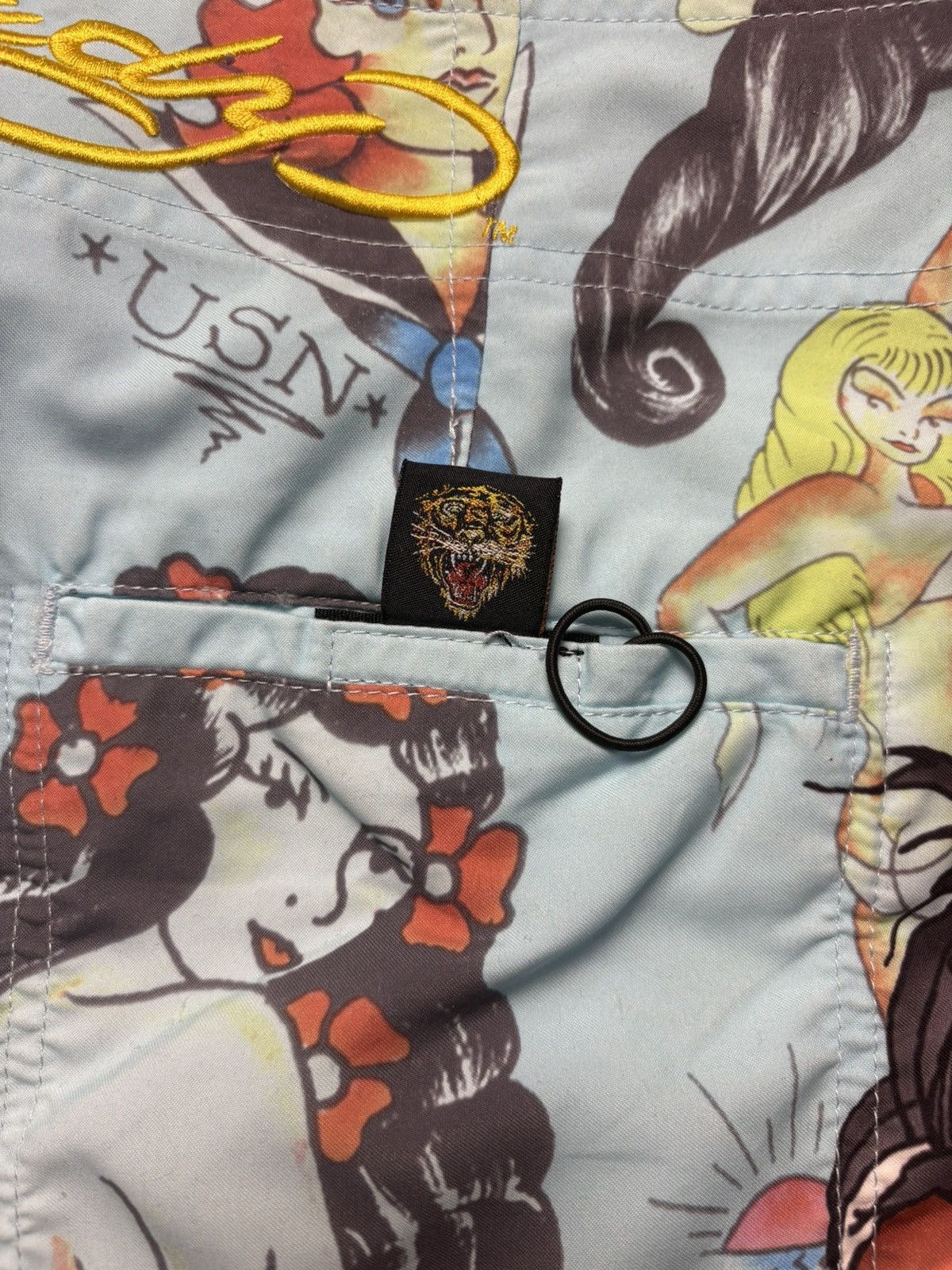 Ed Hardy Ed Hardy Vintage Y2k Monogram Shorts Size US 36 / EU 52 - 11 Thumbnail