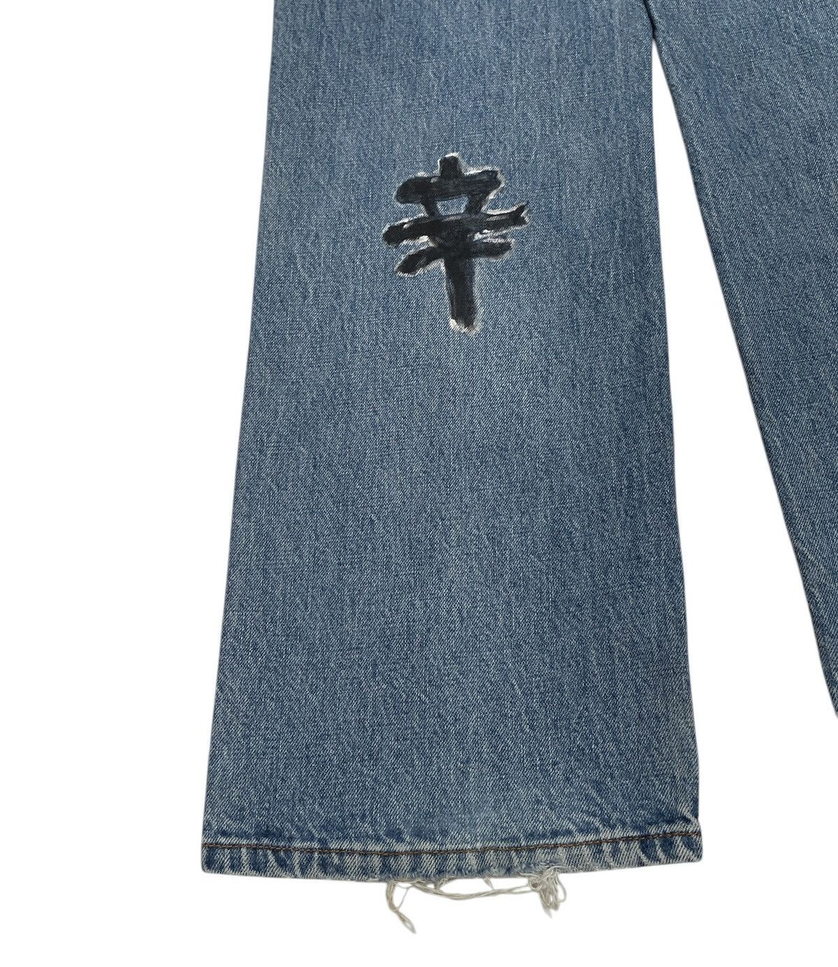 Indigo Palms × Vintage Rare Design Vintage Brand Indigo Palms Art Jeans 1990s Size US 35 - 8 Thumbnail