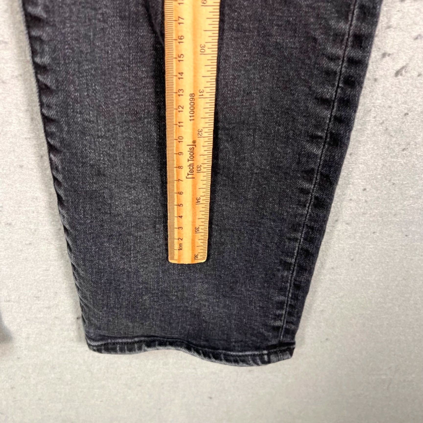 Denime Denim Forum Denim Jeans 90s Straight High Rise Womens Size 29 Blue 5-Pocket Cotton Elastane Denim Forum Vintage No Size 29" - 6 Thumbnail