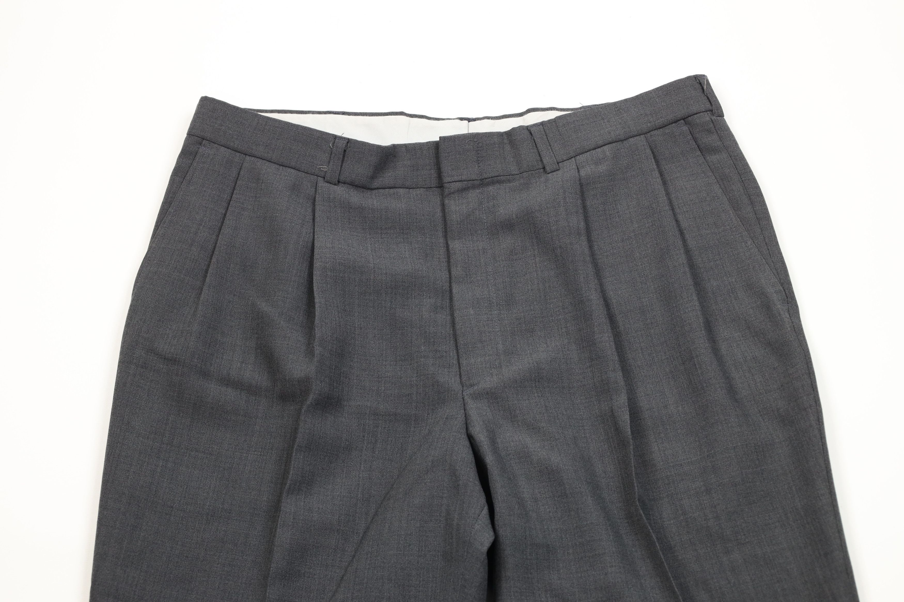 Vintage Vintage 70s Streetwear Wide Leg Chino Pants Gray USA Size US 34 / EU 50 - 2 Thumbnail