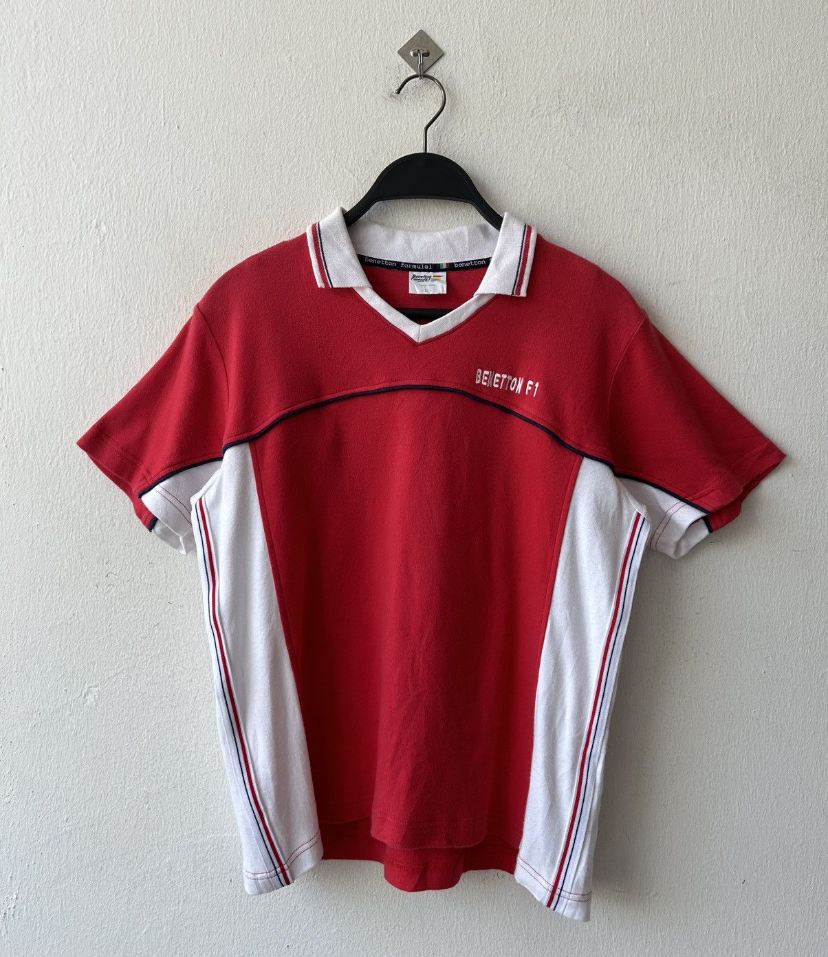 Benetton Benetton Formula 1 Collar Shirt Size L / US 10 / IT 46 - 3 Thumbnail