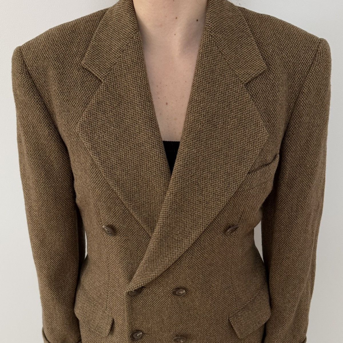 Ralph Lauren Purple Label VINTAGE RALPH LAUREN DOUBLE BREASTED CASHMERE BLAZER Size M / US 6-8 / IT 42-44 - 19 Thumbnail
