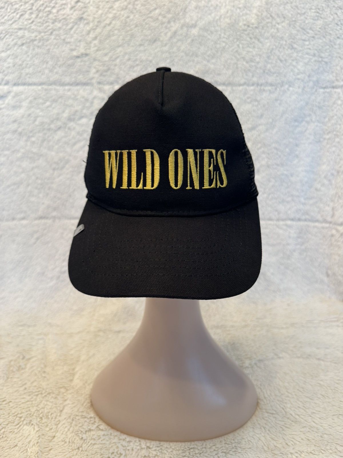 Amiri EUC AMIRI Wild Ones Embroidered Cap in Black & Yellow Size ONE SIZE - 1 Thumbnail