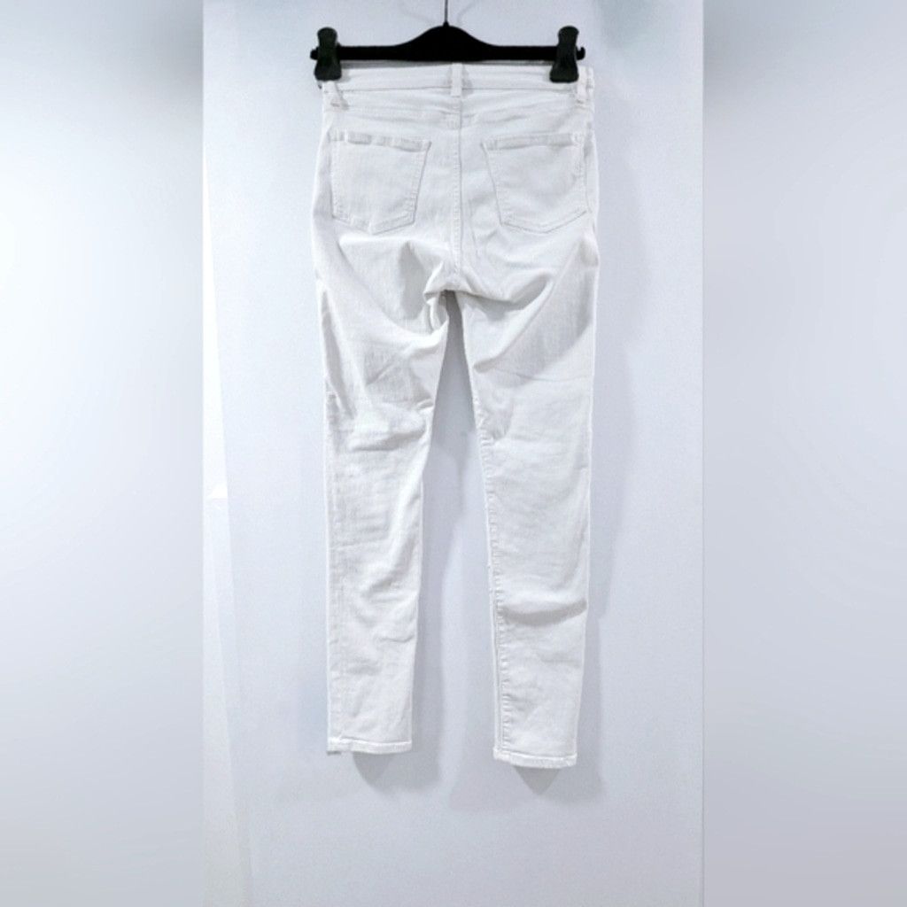 Brockum Brockenbow White Studded High Rise Skinny Jeans Size 28" / US 6 / IT 42 - 2 Thumbnail