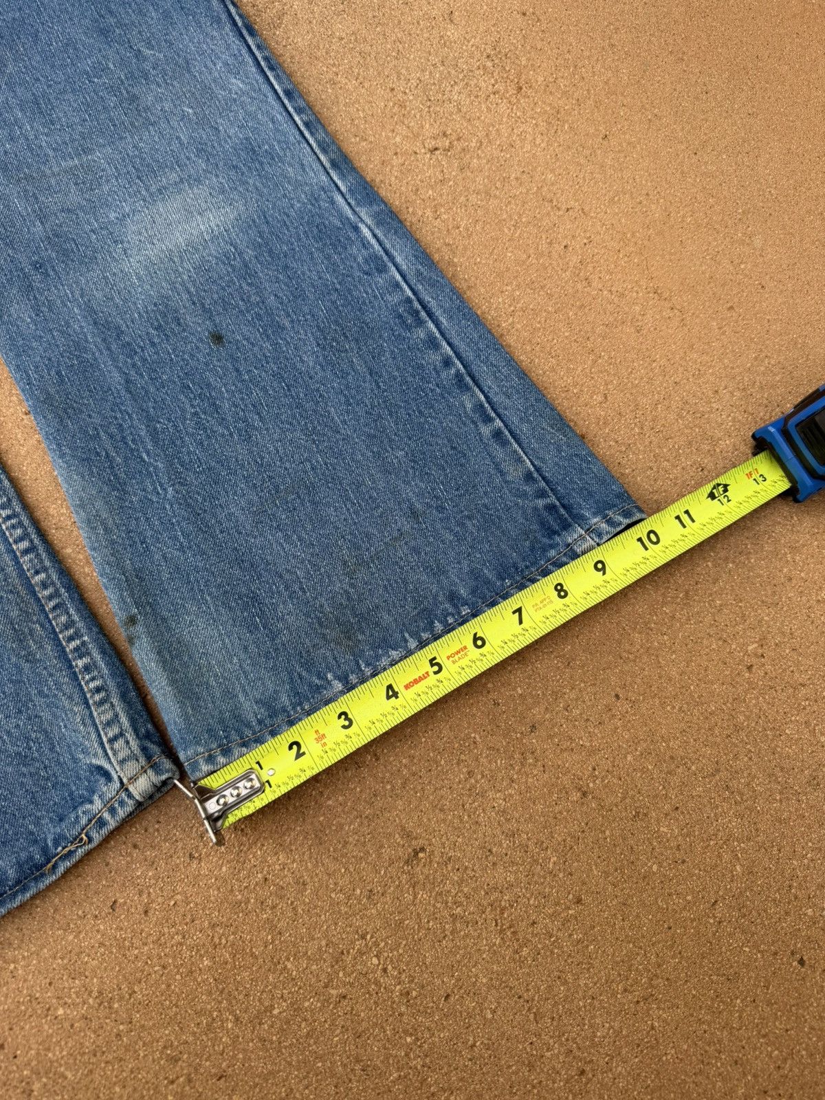 Levi's Vtg 70’s Levi’s 646 Orange Tab Bellbottom Flare Jeans 37x30 Size US 37 - 11 Thumbnail