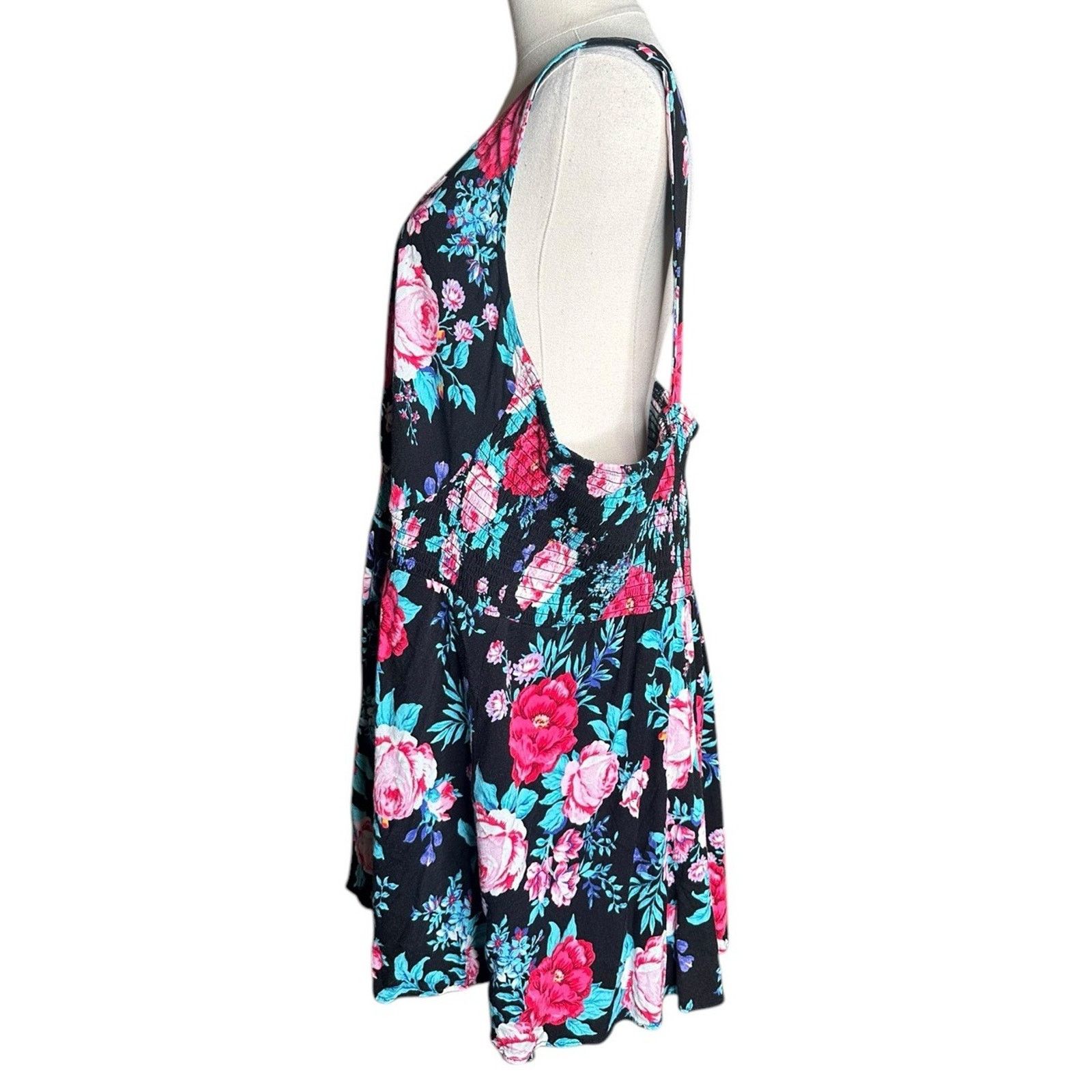 Other Plus Size TORRID Smocked Slub Tank Top 17325810 Size 3 3X Size 3XL / US 20-22 - 5 Thumbnail
