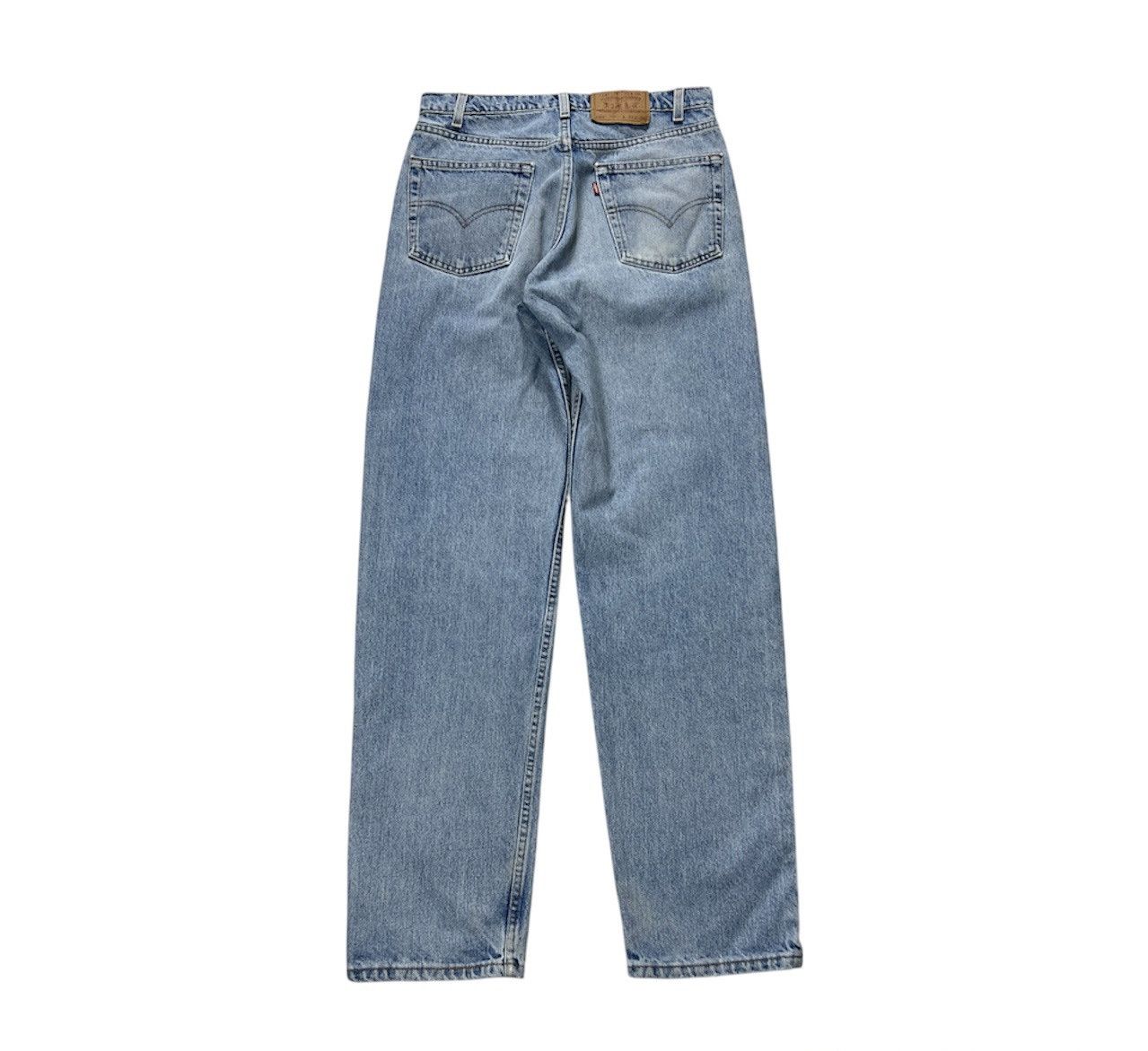 Levi's Vintage 90s Levi’s 550 light blue washed distressed jeans Size US 33 - 1 Thumbnail