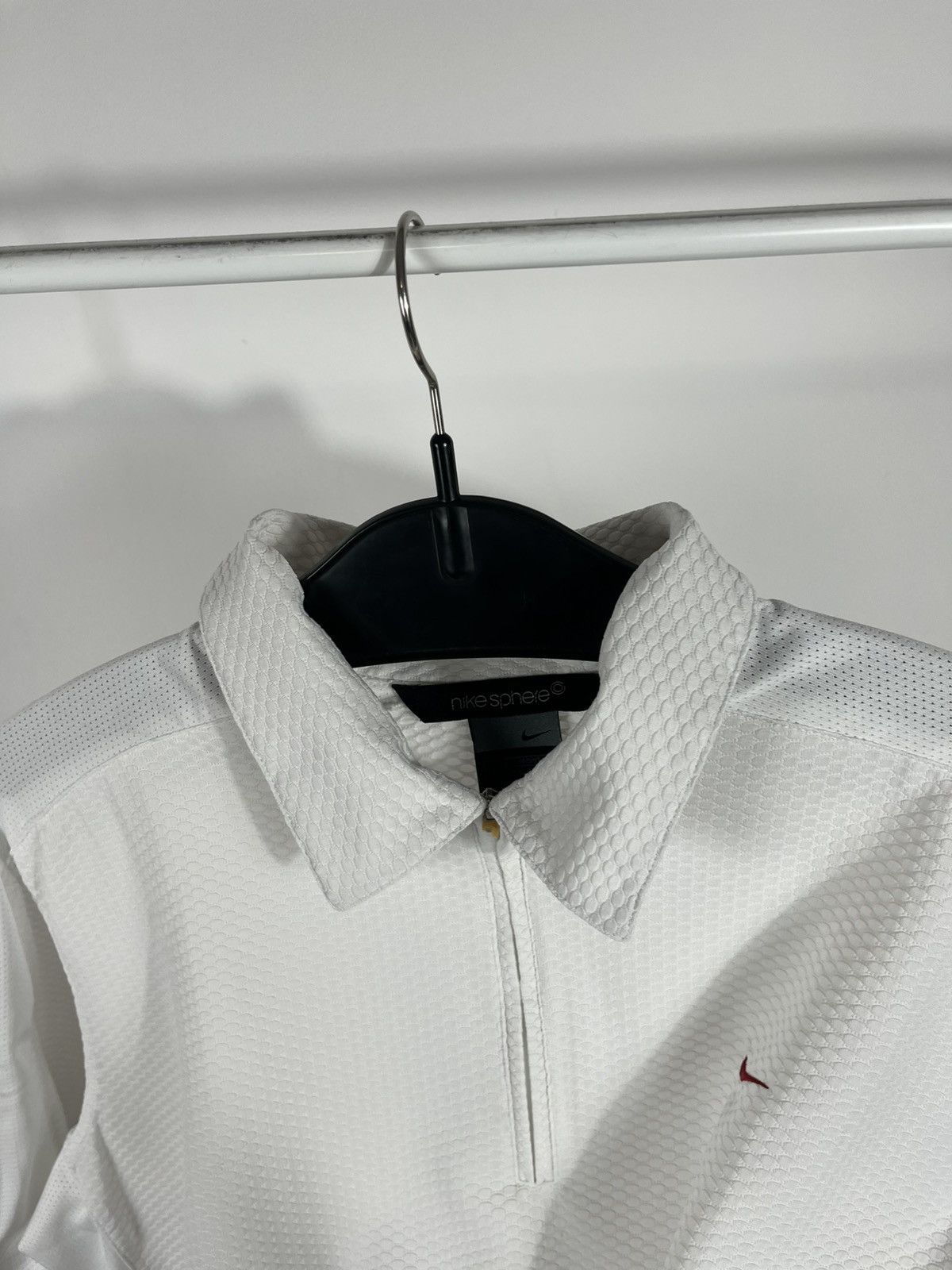 Nike Nike Sphere White Tennis Zip Polo Shirt Size L Size US L / EU 52-54 / 3 - 7 Thumbnail
