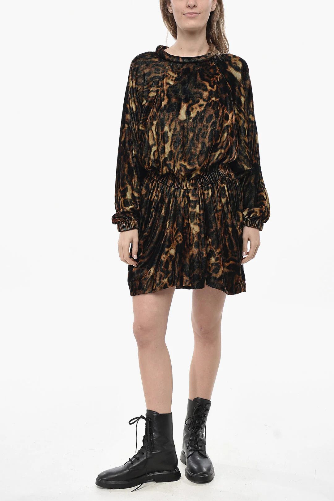 Isabel Marant og1mm0326 Chenille Dress in Brown Size XS / US 0-2 / IT 36-38 - 1 Thumbnail