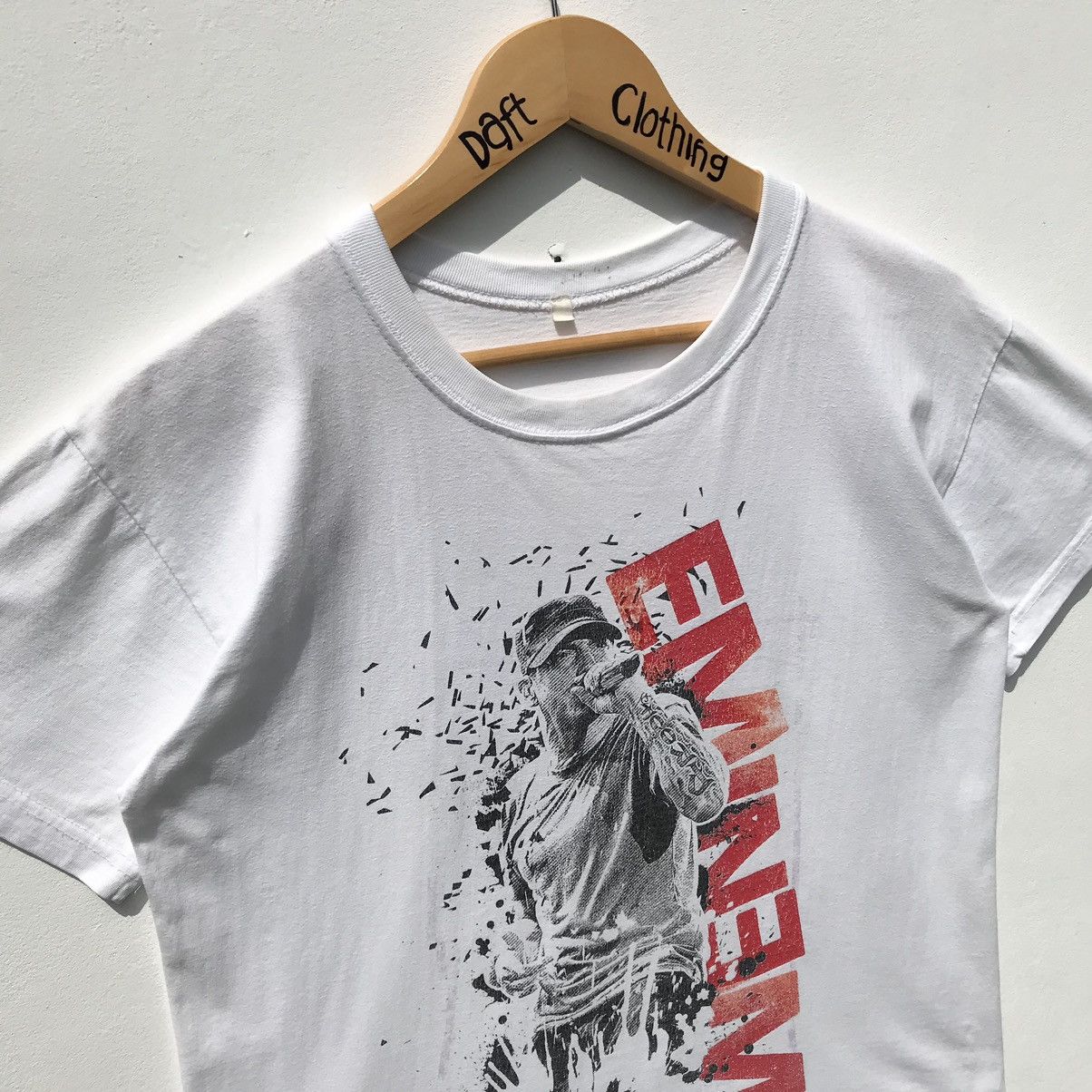 Rap Tees 💥Hot Item💥Eminem American Rapper Shirt Eminem Hip Hop Size US XS / EU 42 / 0 - 5 Thumbnail