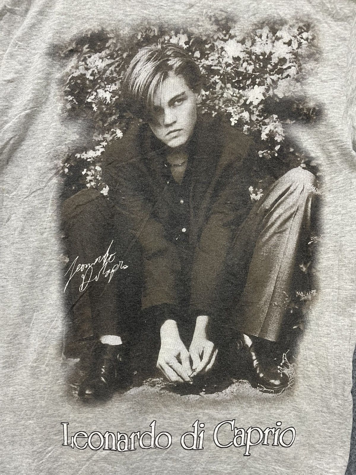 Vintage Vintage 90s Leonardo DiCaprio T-Shirt Size US S / EU 44-46 / 1 - 5 Thumbnail