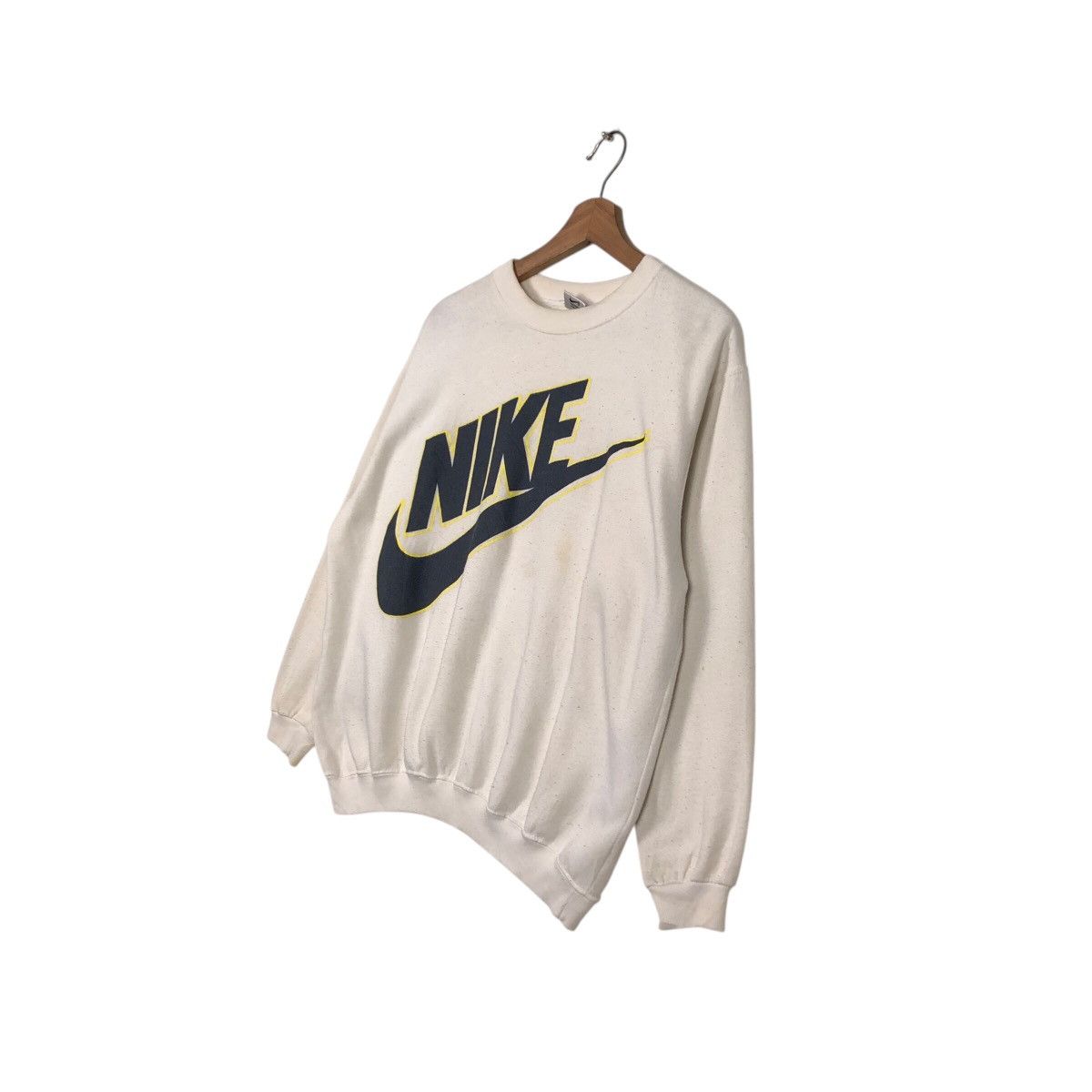 Nike 📌Vintage Nike Big Swoosh Logo Sweatshirt Crewneck Size US S / EU 44-46 / 1 - 3 Thumbnail