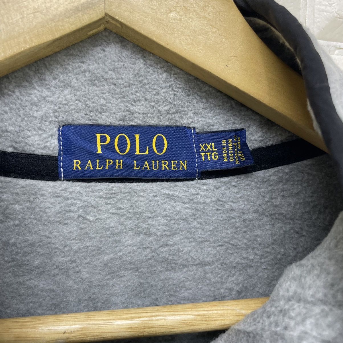 Polo Ralph Lauren × Ralph Lauren 💥Vintage Polo Ralph Lauren Half Snap Button Pull Over Size US XL / EU 56 / 4 - 4 Thumbnail