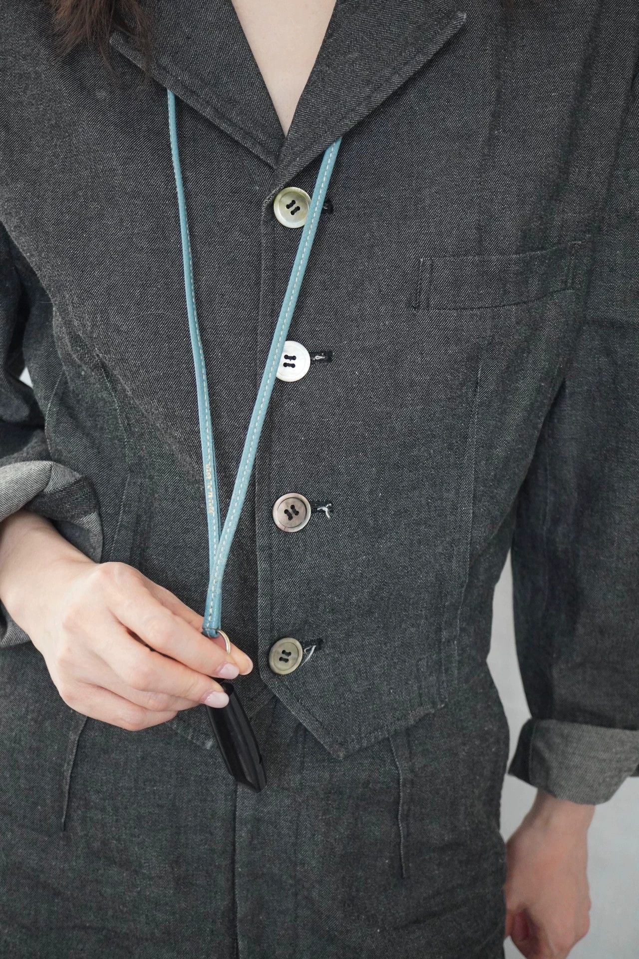 Comme des Garcons COMME des GARÇONS 1991SS Tricot Denim Tailored Set SM Size S / US 4 / IT 40 - 9 Thumbnail