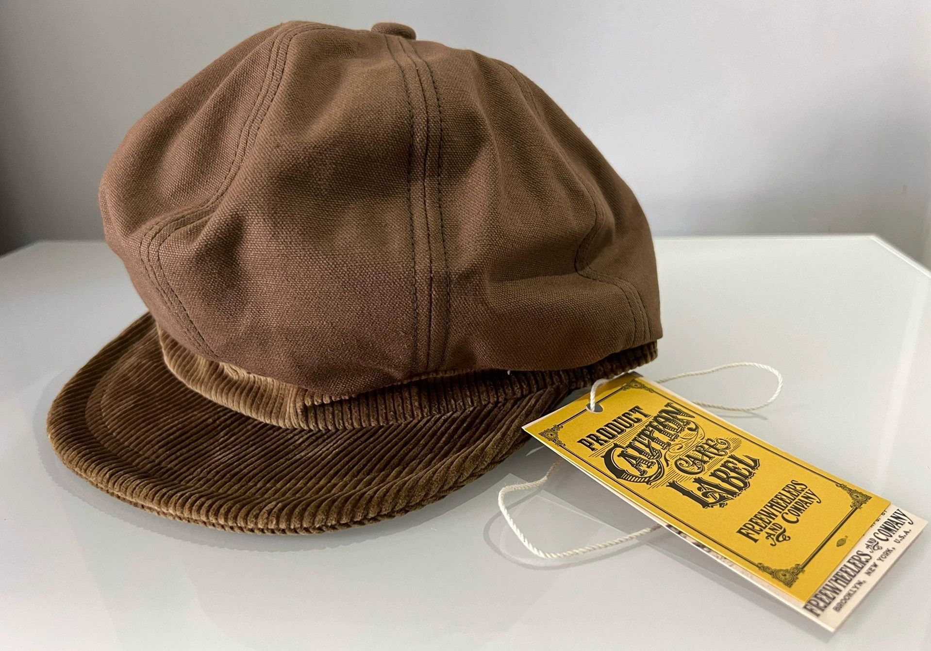 Freewheelers Workwear newsboy hat