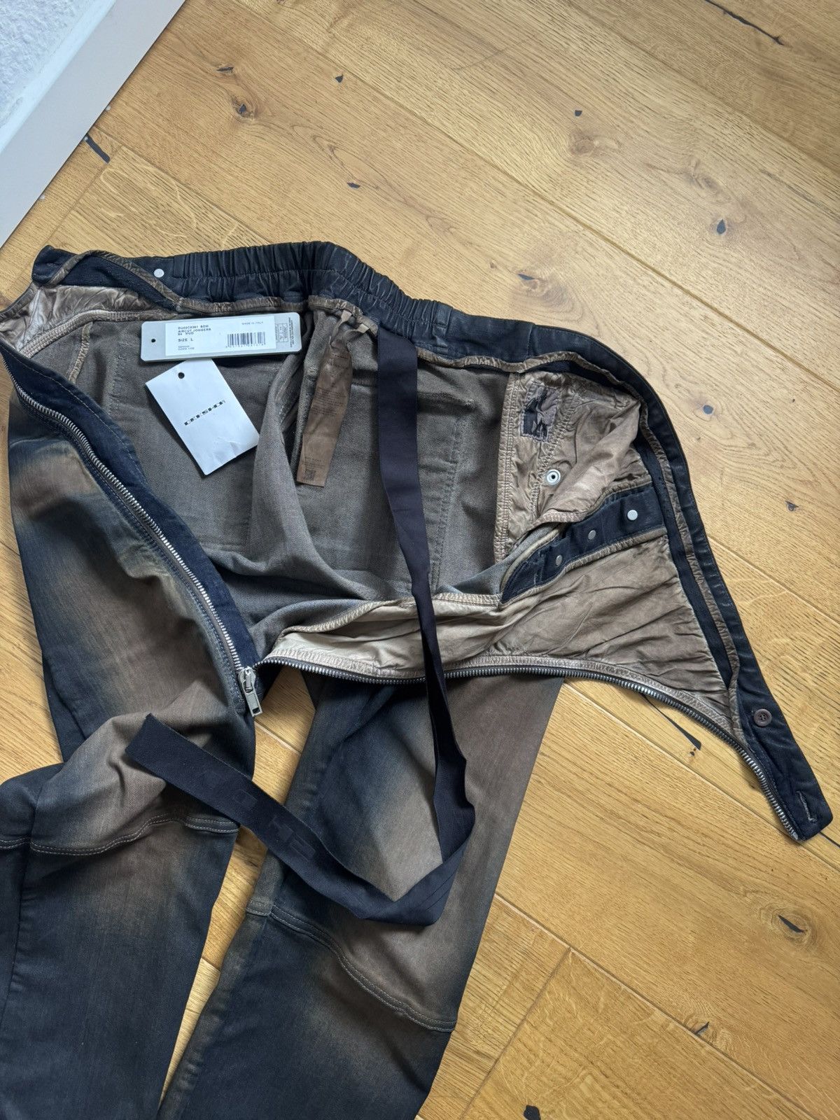Rick Owens Drkshdw Aircut Denim „Mud“ Size US 32 / EU 48 - 11 Thumbnail