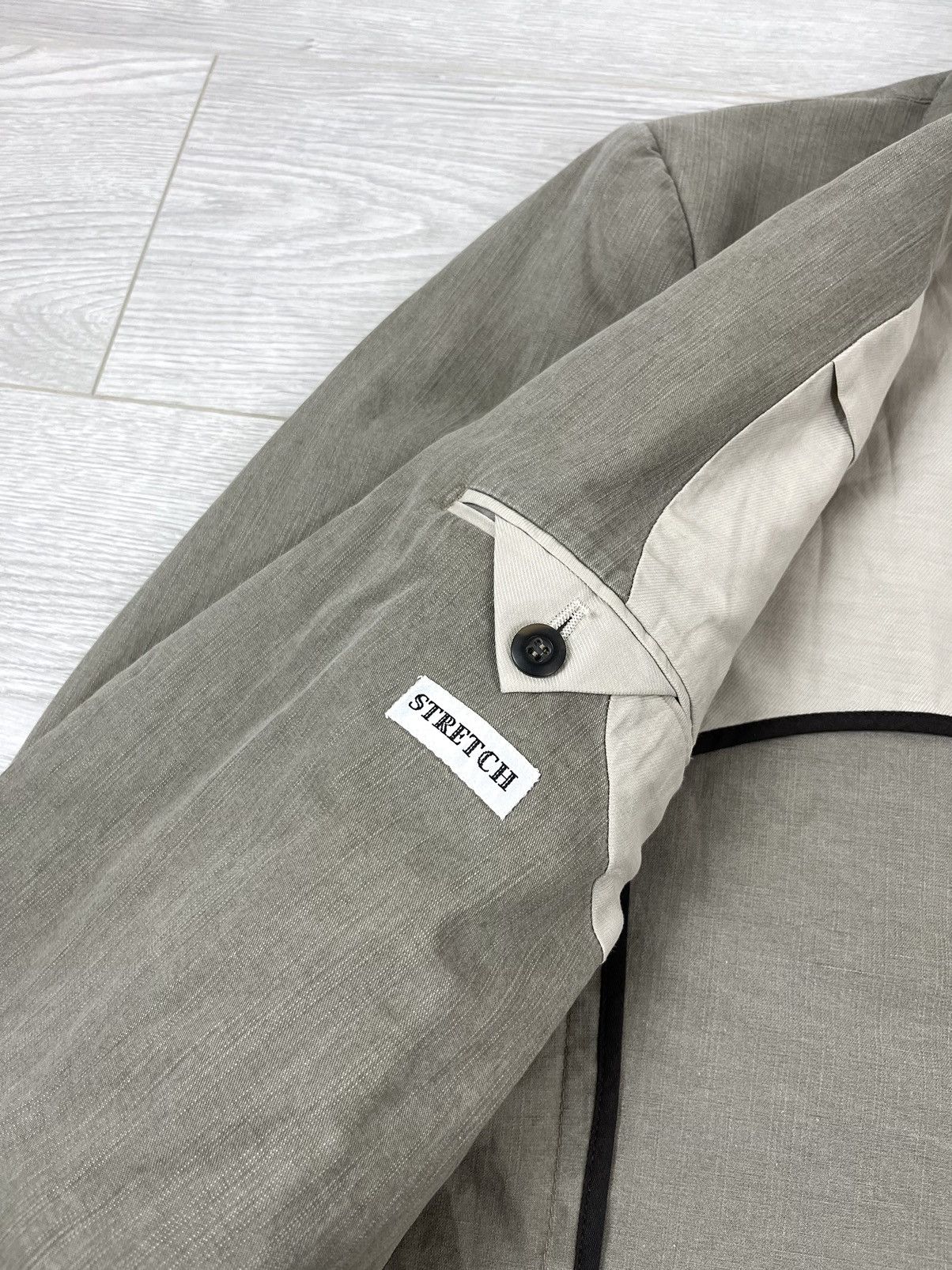 Balmain Balmain Vintage 00s Cotton Grey Blazer Jacket Size US L / EU 52-54 / 3 - 8 Thumbnail