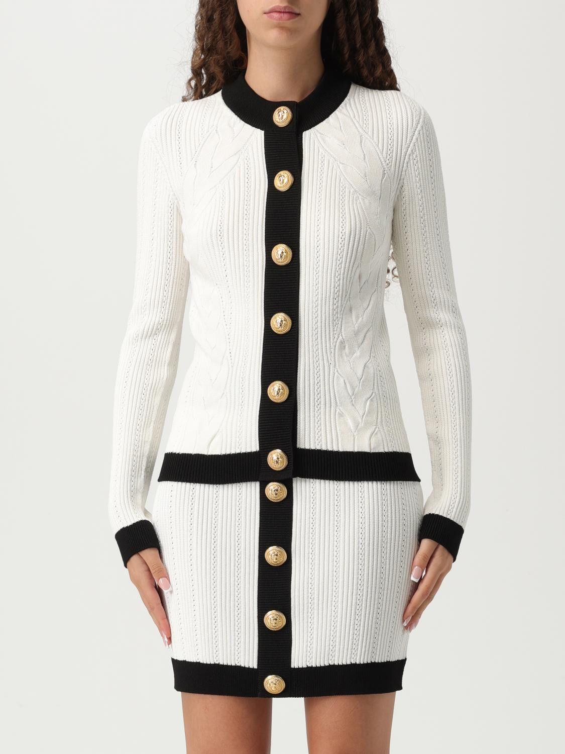 Balmain Balmain Sweater Woman White Size S / US 4 / IT 40 - 1 Thumbnail