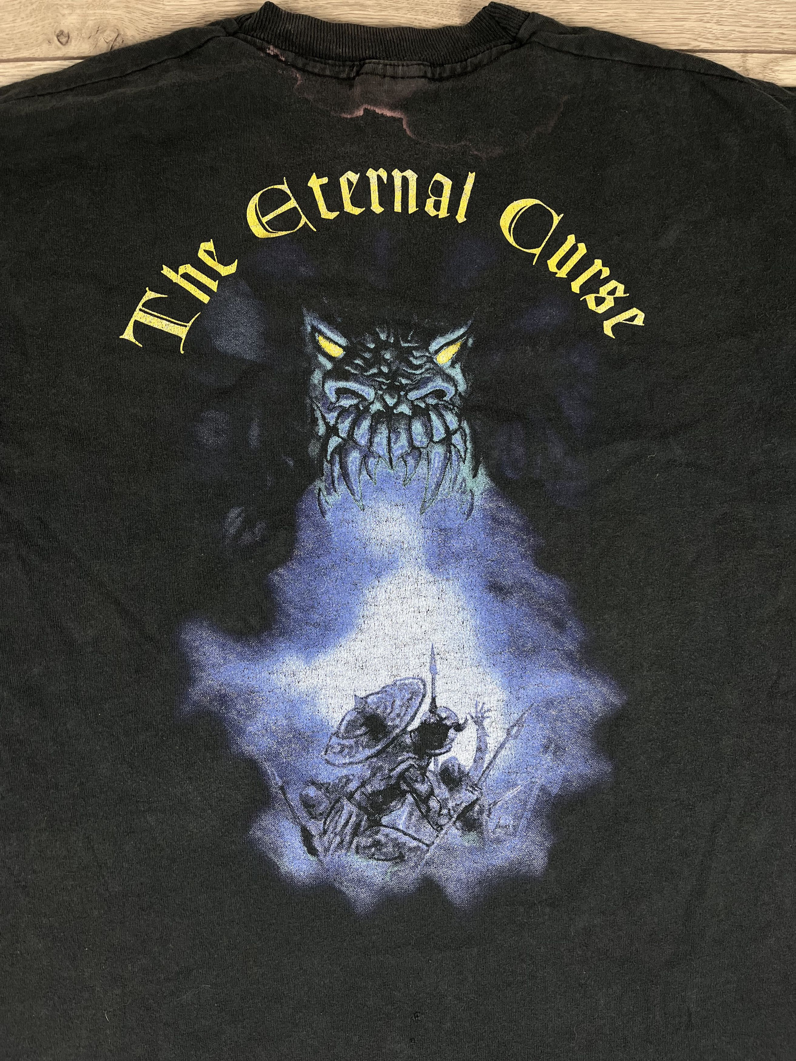 Band Tees × Vintage 1998 Blind Guardian The Eternal Curse Tshirt Vintage 90s Size US L / EU 52-54 / 3 - 11 Thumbnail