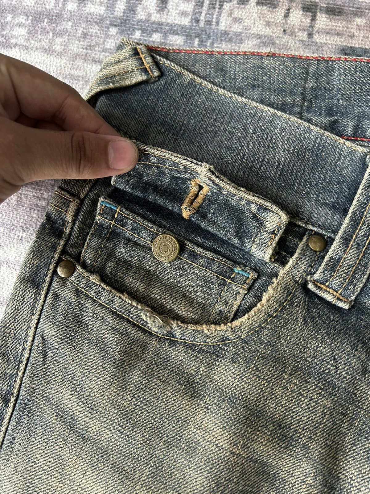 Tornado Mart Tornado Mart Super Flared Jeans Size US 31 - 9 Thumbnail