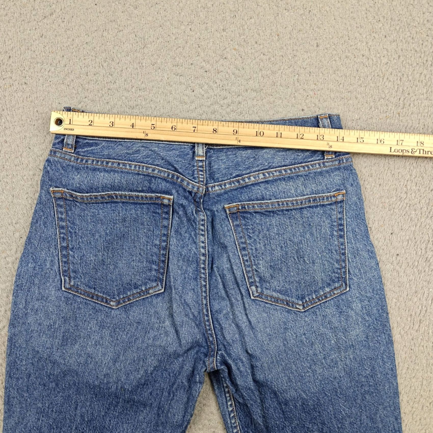 Reformation VINTAGE? No. Reformation Jeans Womens 28 Blue Serena High Skinny Crop Stretch Slim Denim Shirt? Size 28" / US 6 / IT 42 - 7 Thumbnail