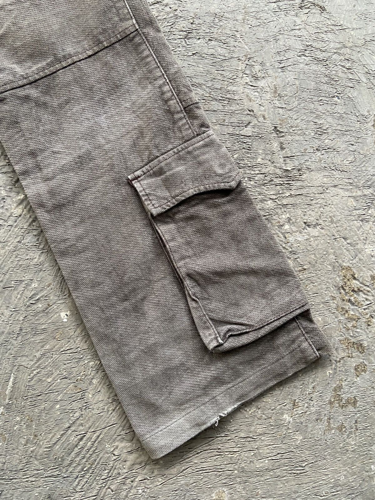 RIPVANWINKLE 2000s Archived Rip Van Winkle - Japanese Flared Cargo Pants Size US 30 / EU 46 - 12 Thumbnail