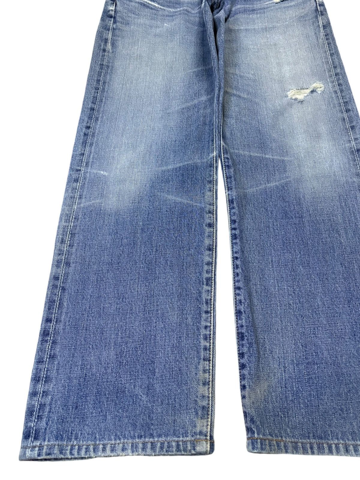 Levi's Vintage 80s Levis 502xx Big E Selvedge Loose Jeans Size US 31 - 7 Thumbnail