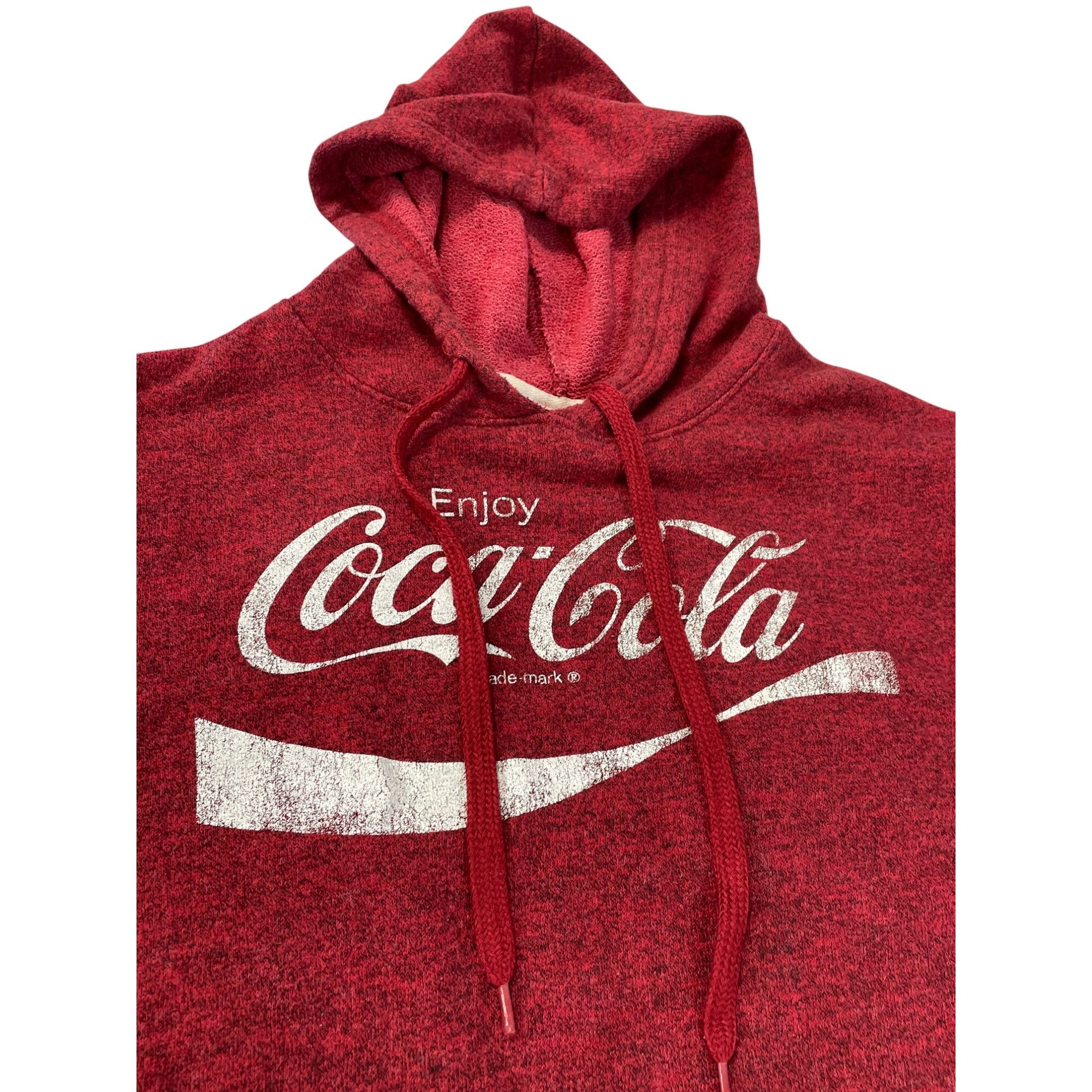 Coca Cola Coca-Cola Mens Red Hoodie Sweatshirt Pocket Drawstring SIze Size US M / EU 48-50 / 2 - 3 Thumbnail